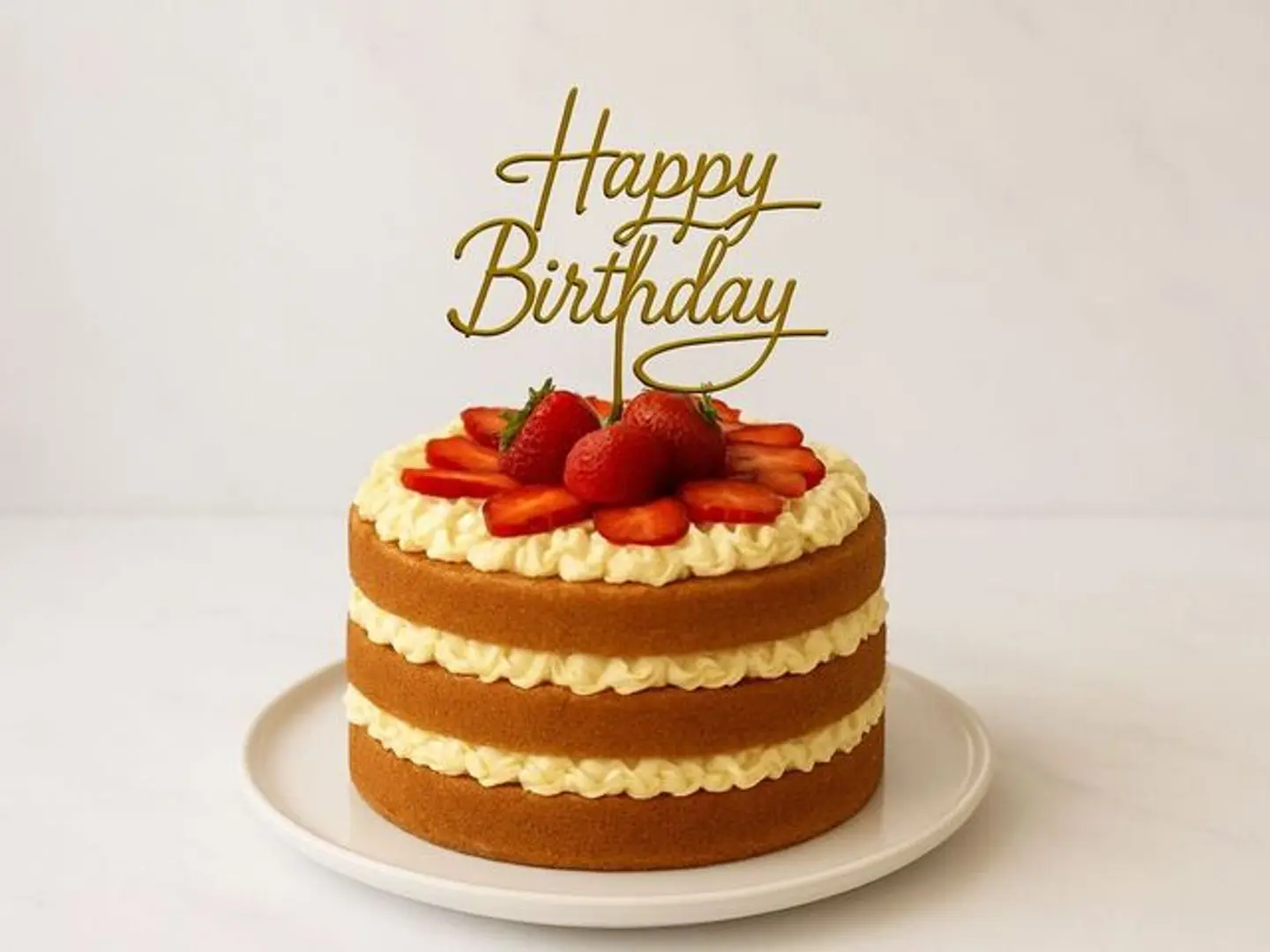 Strawberry Creamy Cake