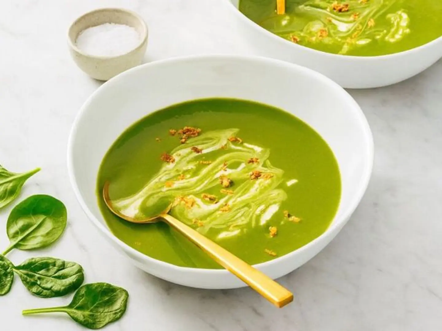 شوربة سبانخ