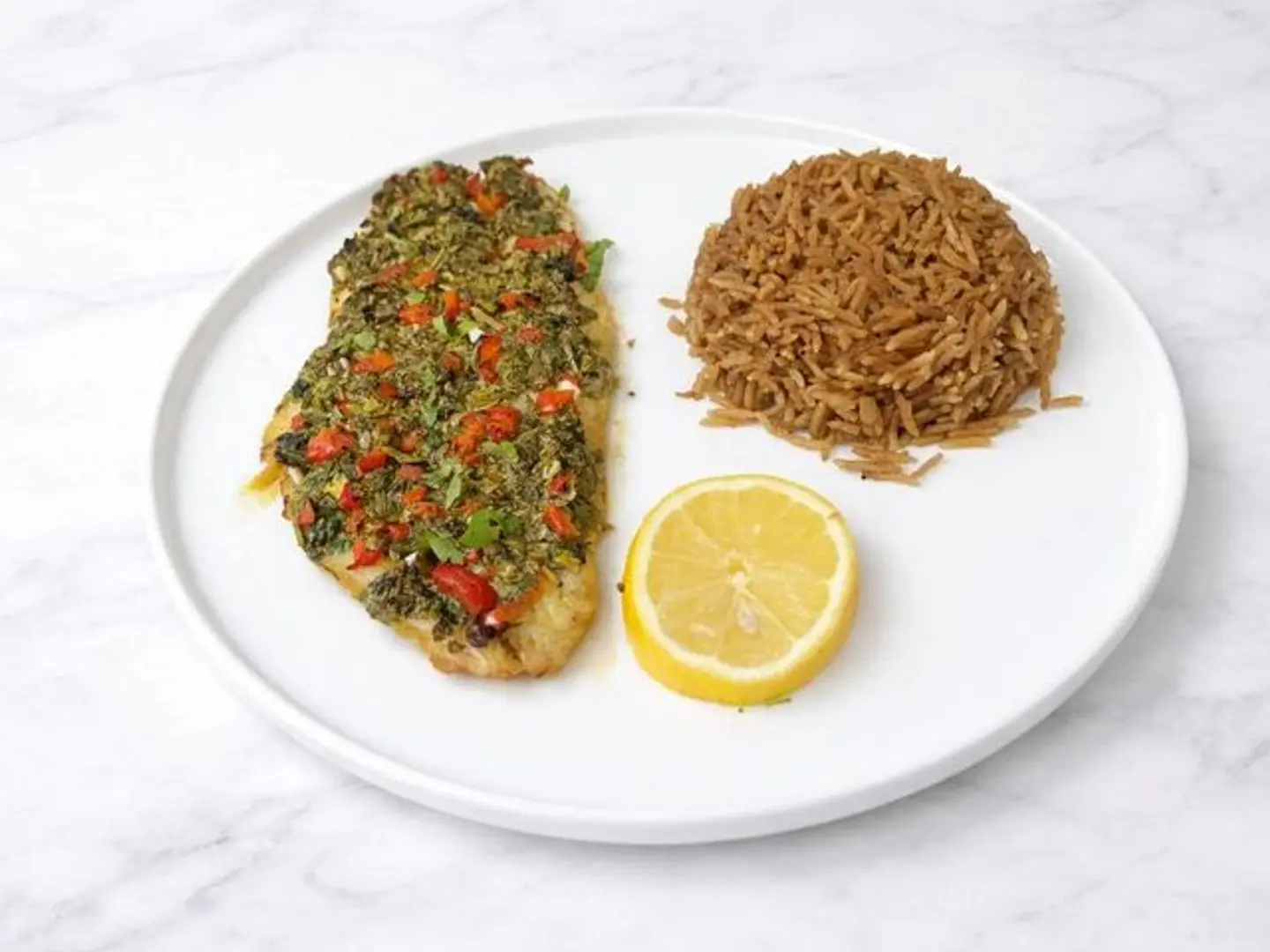 سمك بالاعشاب ١٥٠ جم