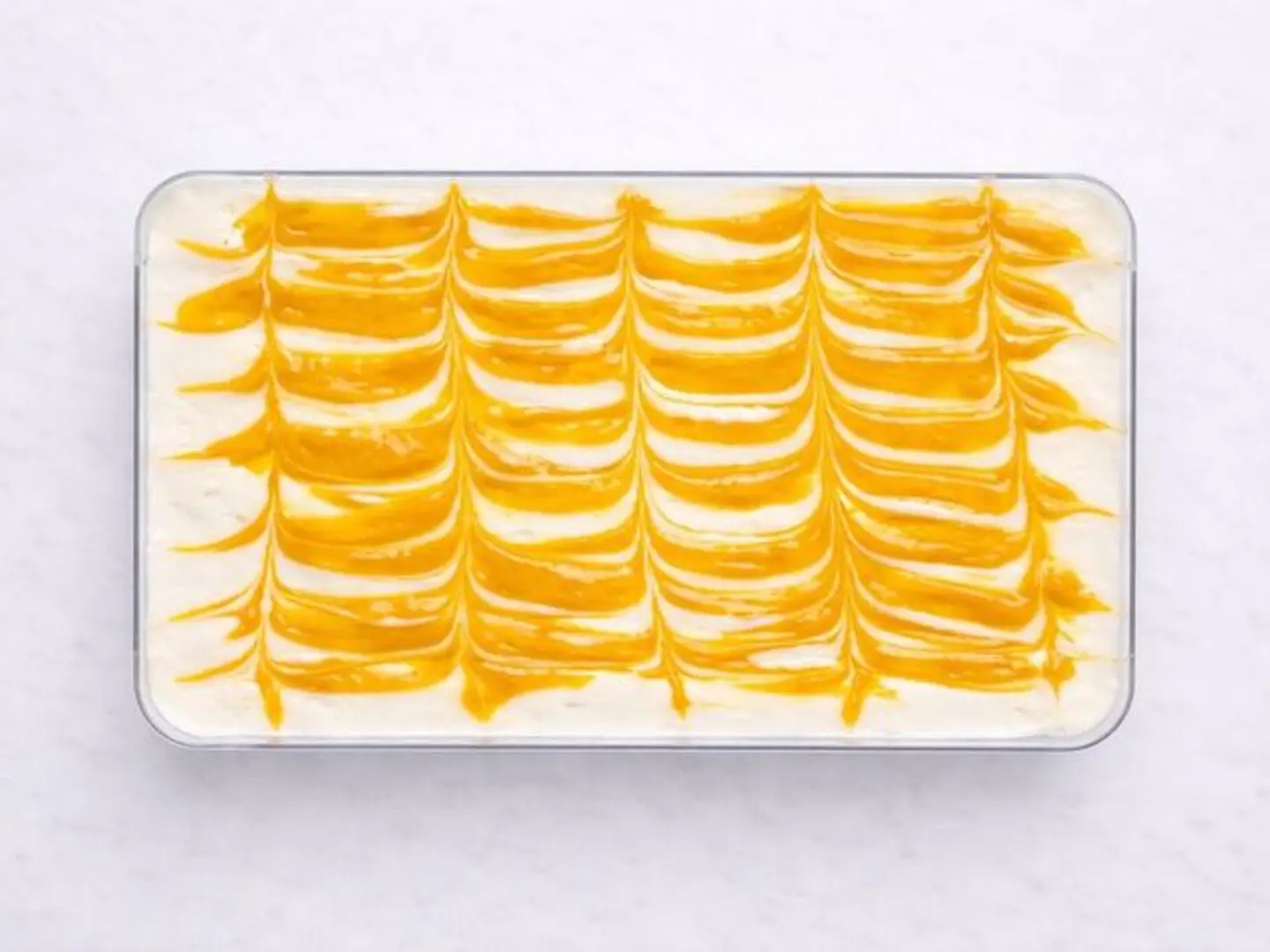 كنافة مانجو تشيز كيك كبير