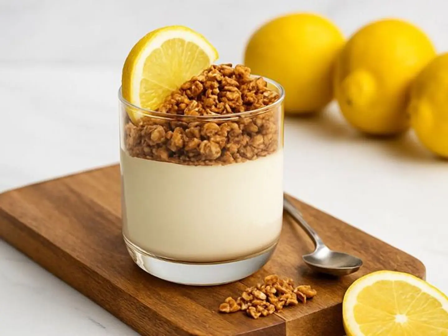 جرانولا بالليمون وبذور الشيا