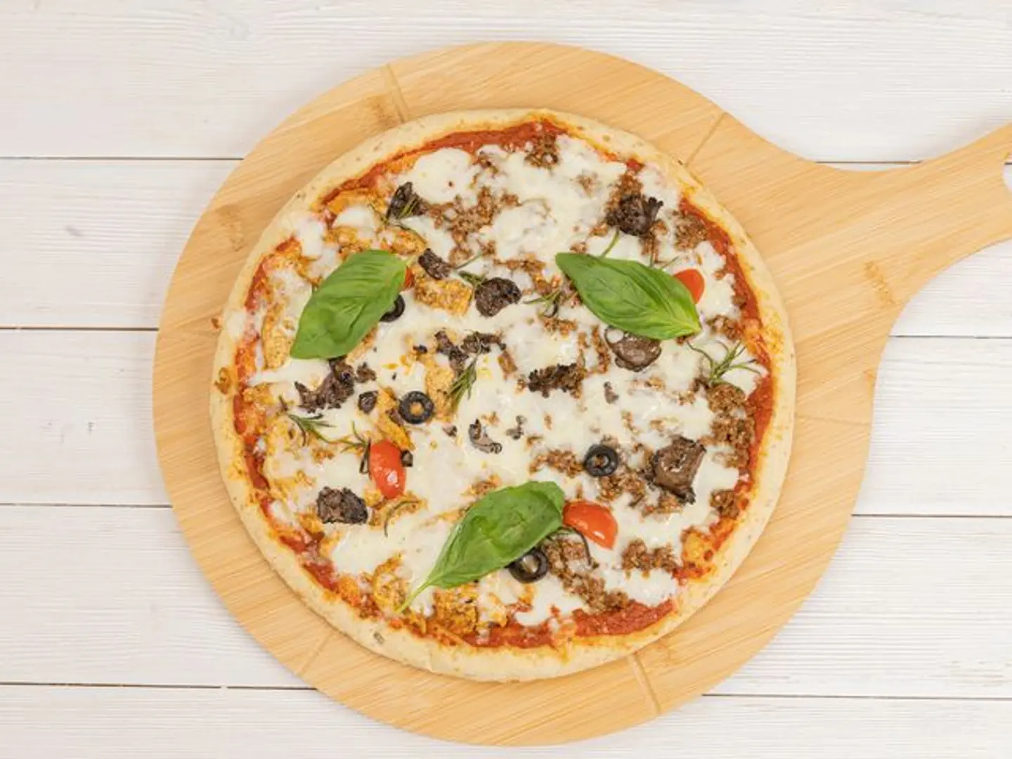 Minced Meat Vegetables Pizza 100g