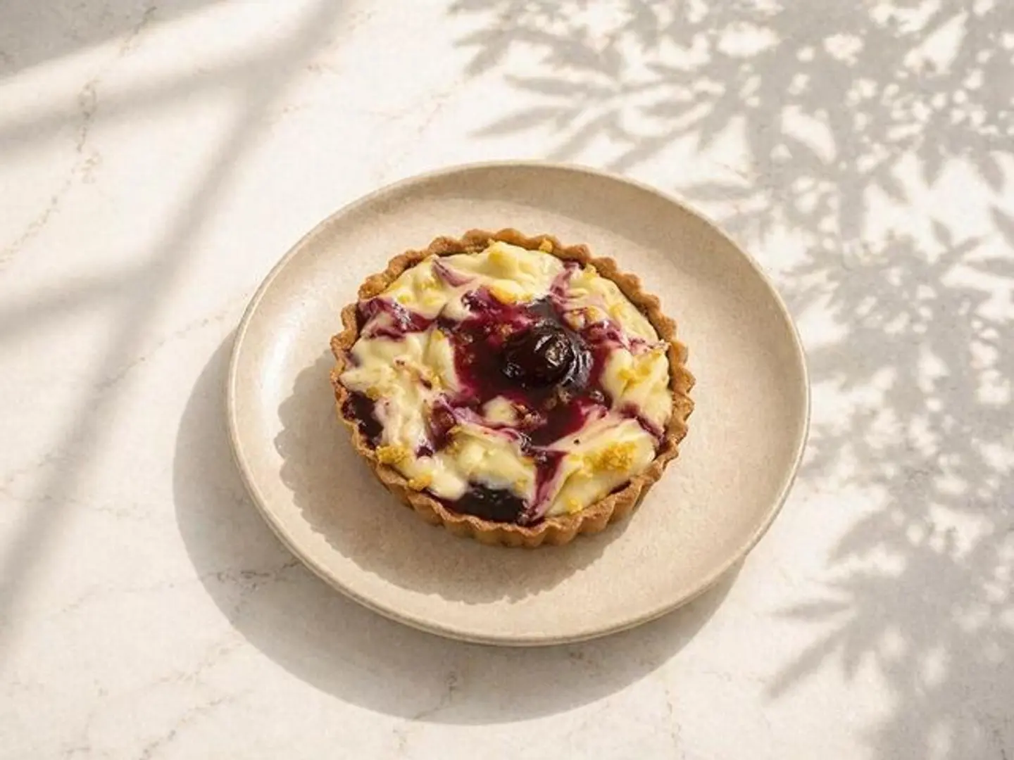 تارت الليمون والتوت