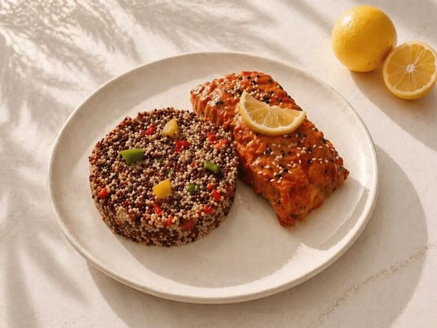 سلمون بروتين وكارب ١٦٠ جم