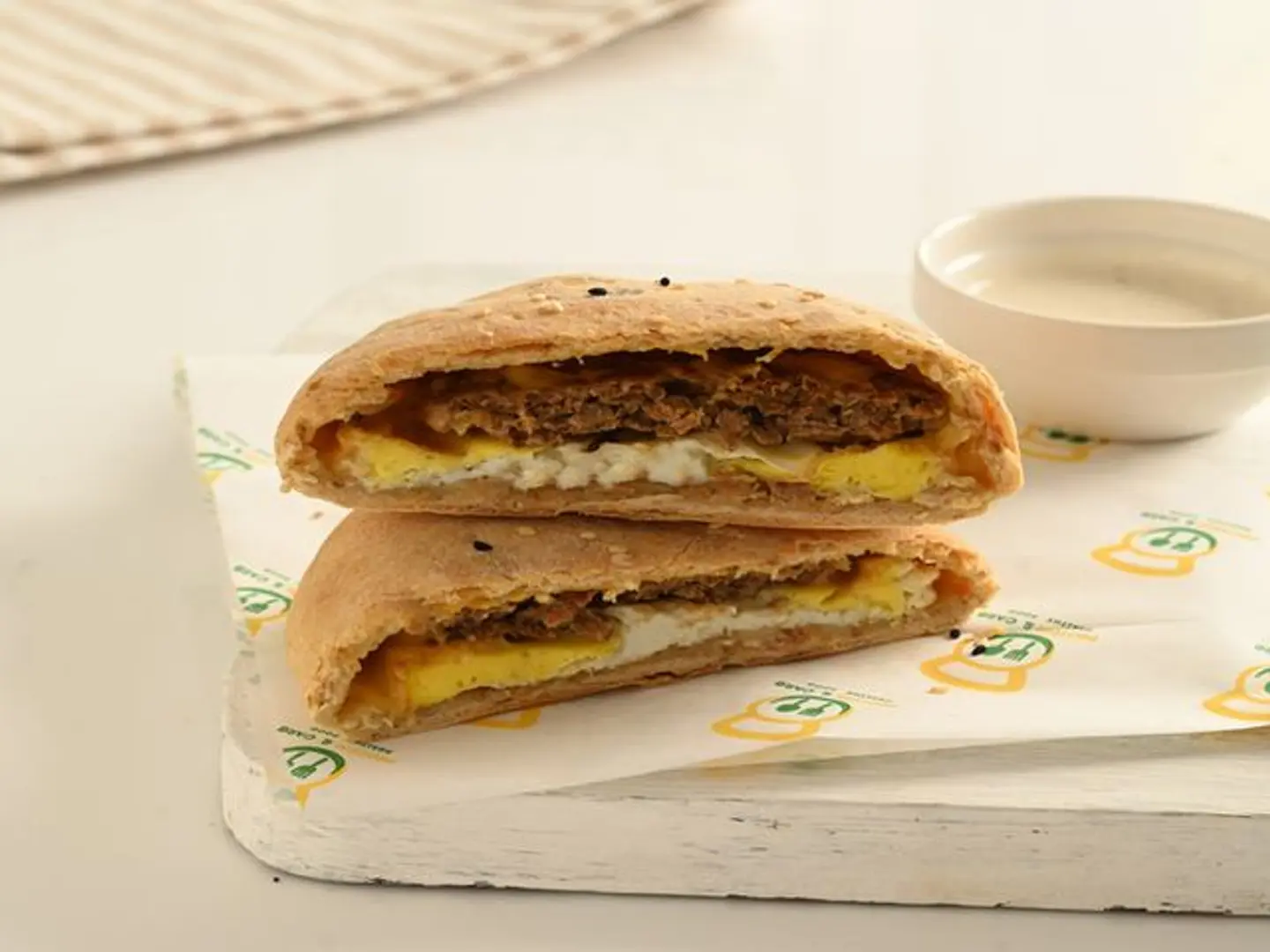 Smash Burger With Eggs