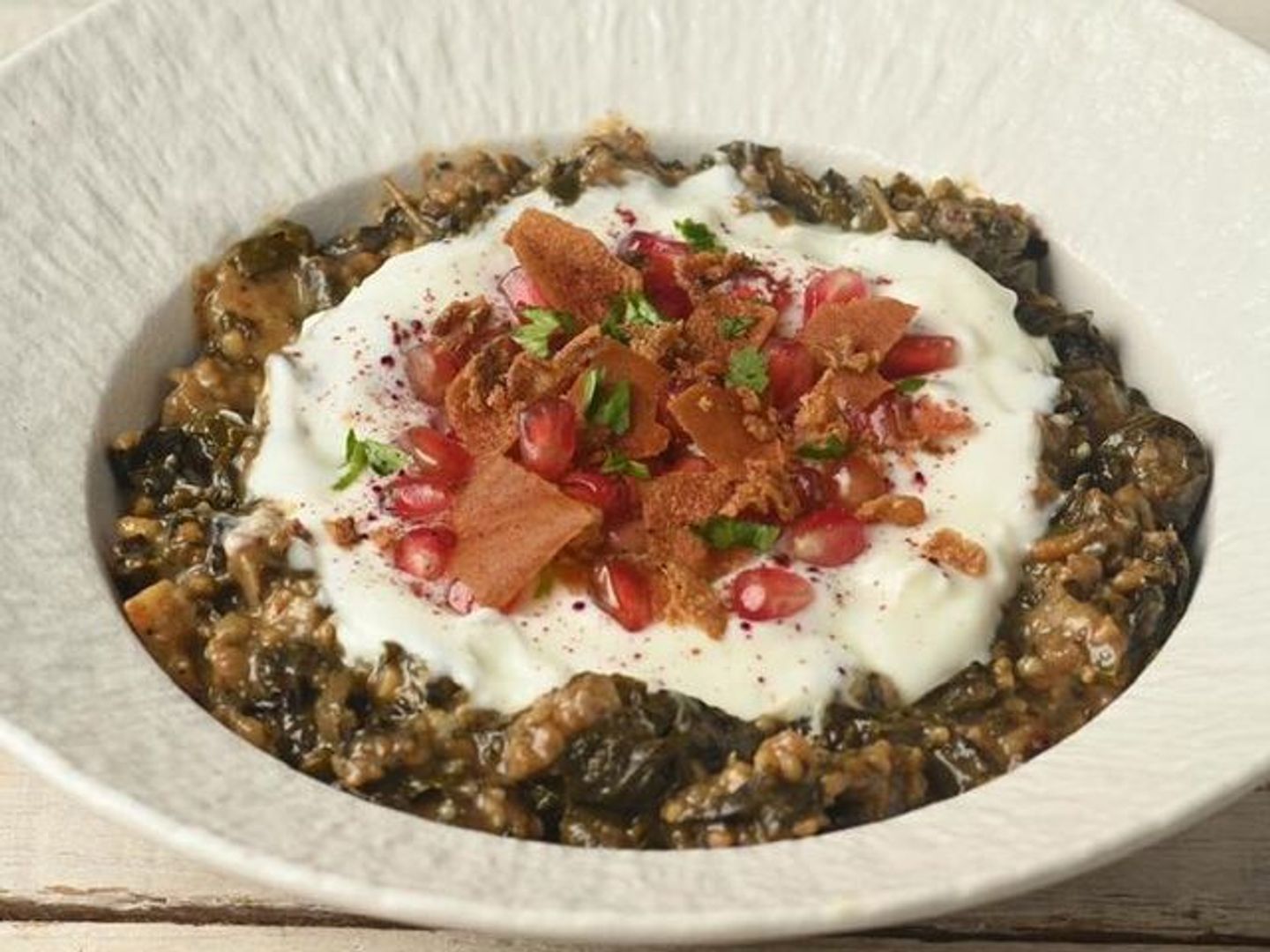 Grape Leaves Fatteh With Chicken 150g