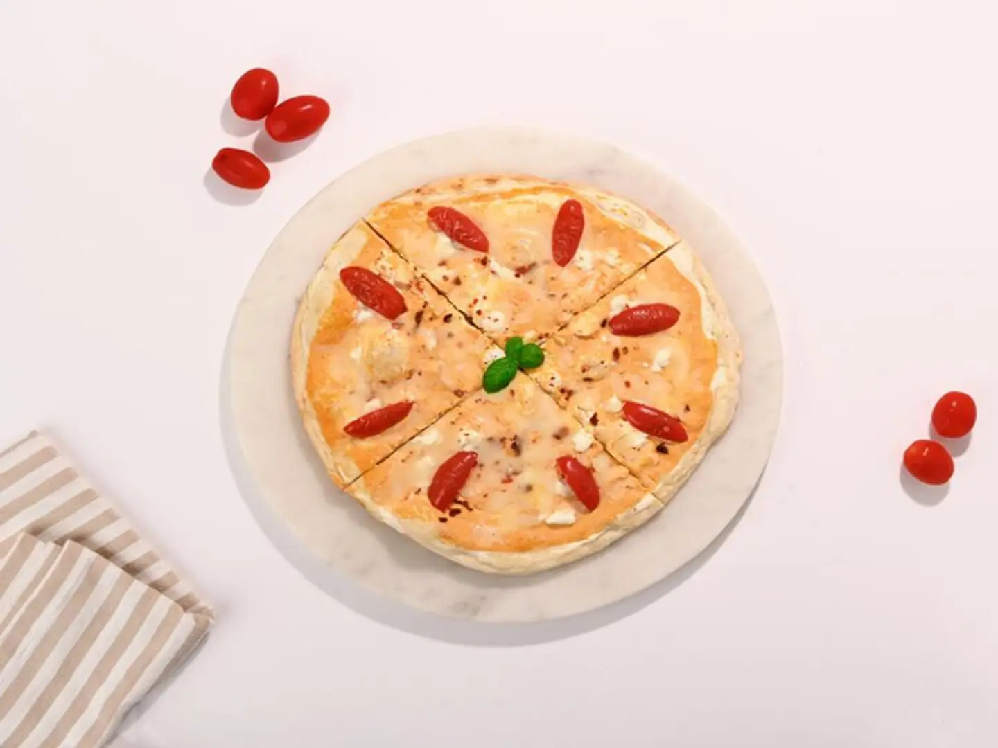 Manakeesh With Feta & Bell Pepper