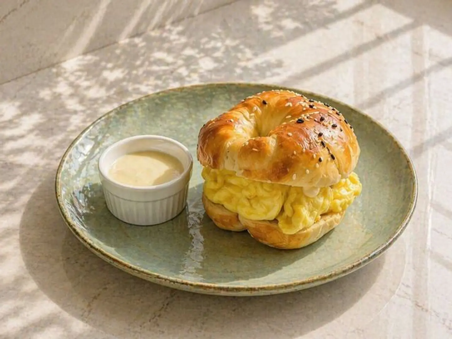 كروسون بالبيض