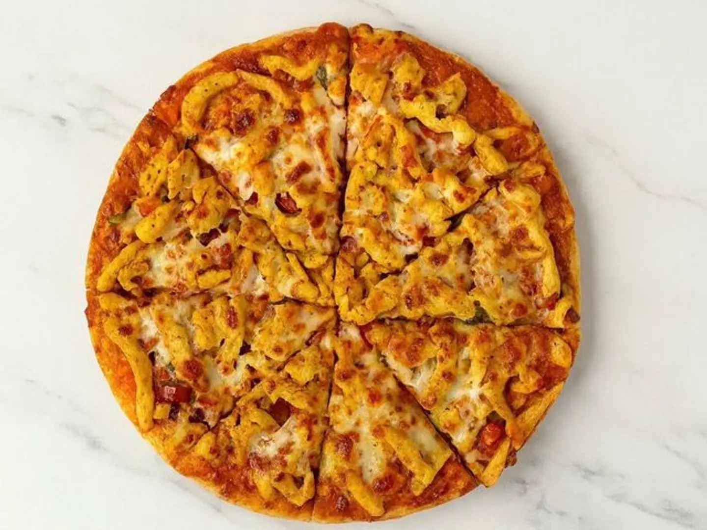 بيتزا خضار دجاج ١٥٠ غ