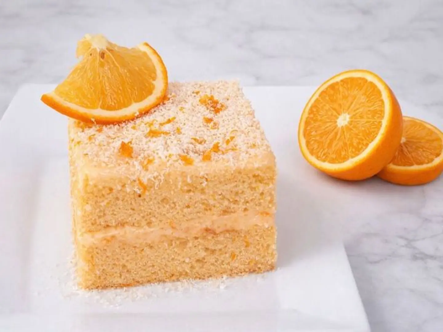 Layered Orange Cake