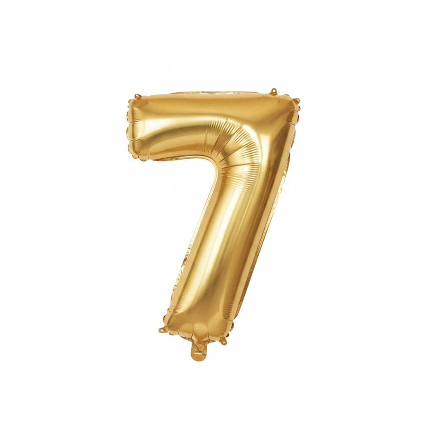 Big Number Balloon 7 Gold Color