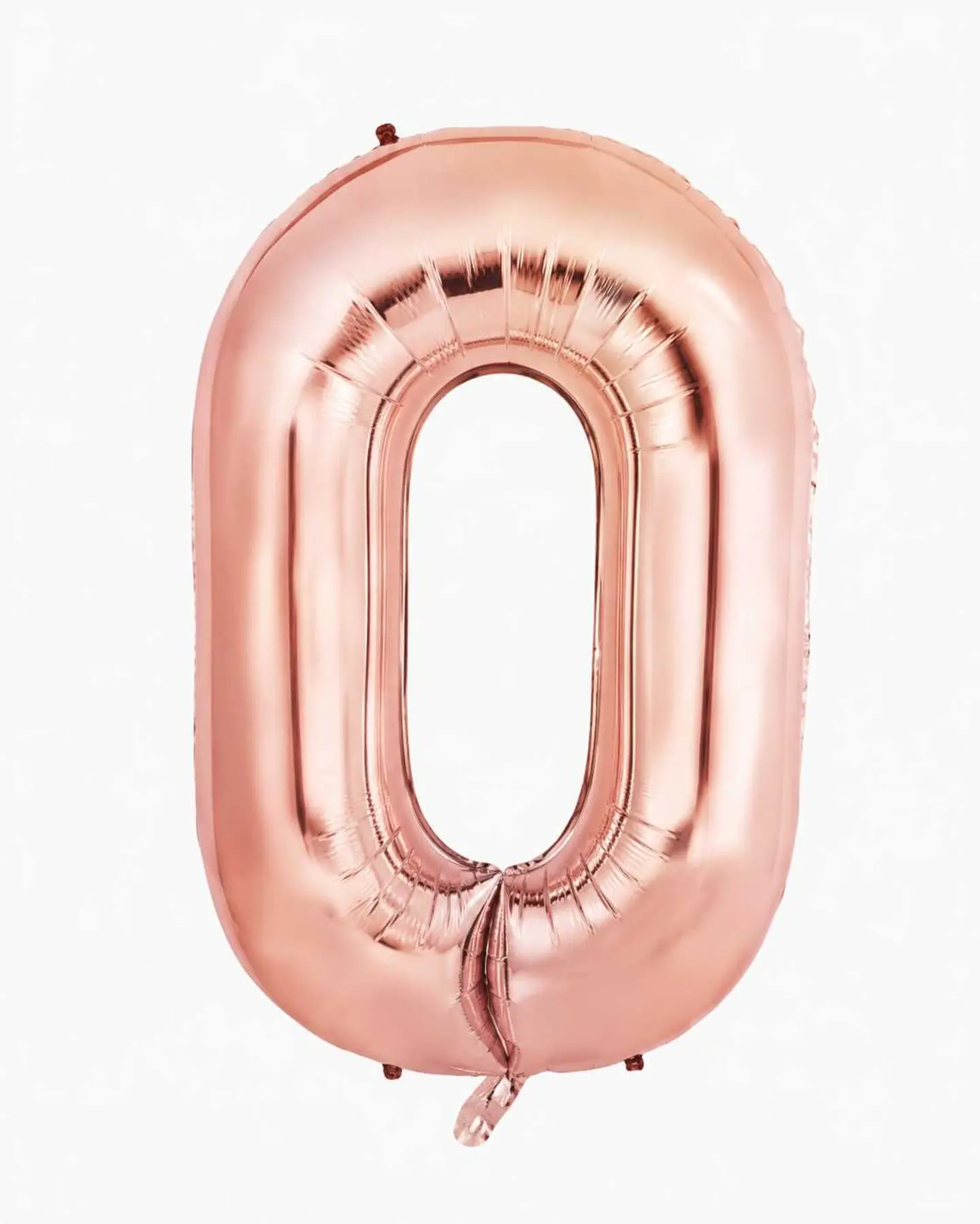 Small Letter Balloon O Chrome Color