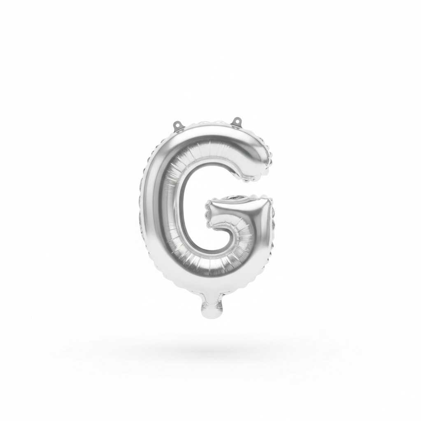 Small Letter Balloon G Silver Color