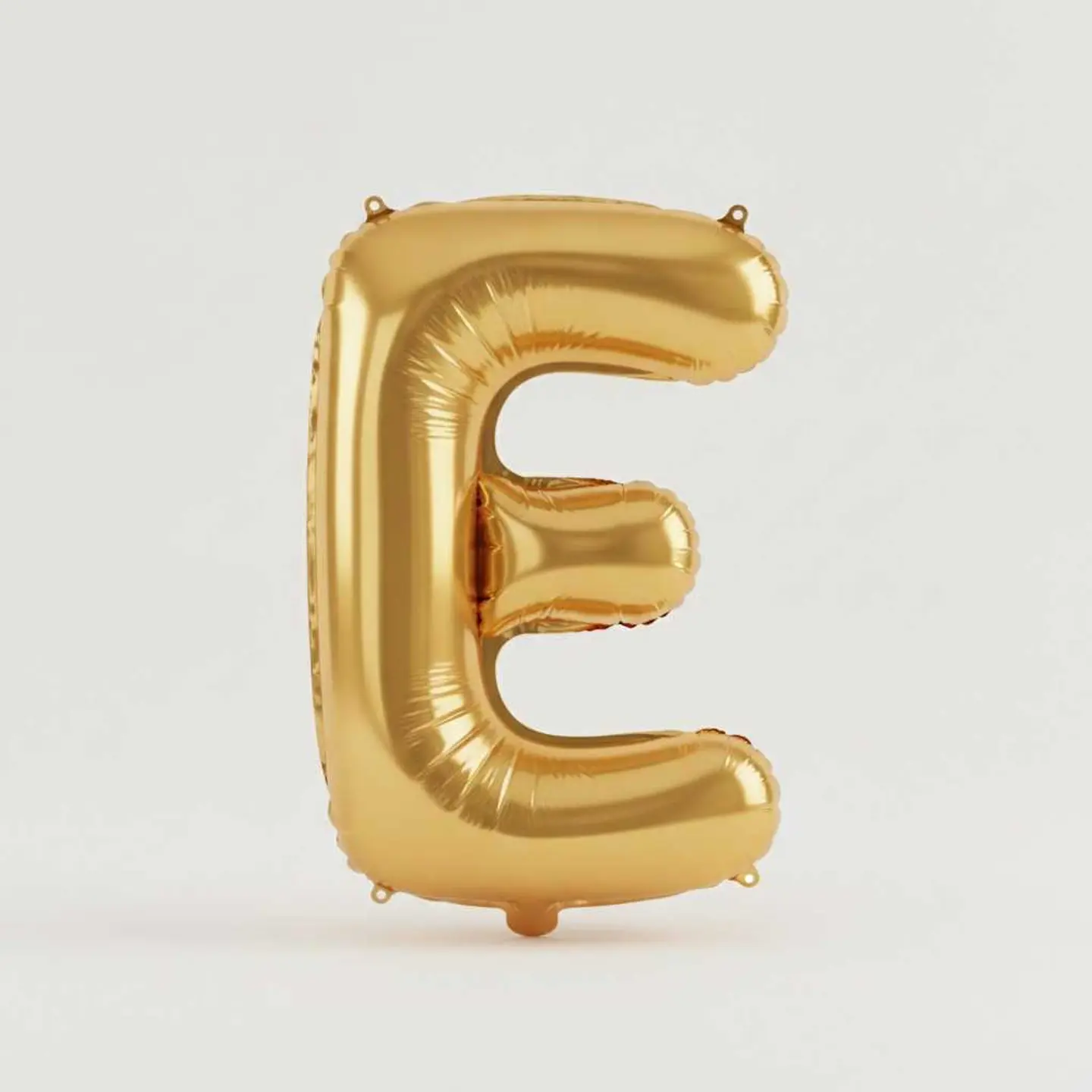 Big Letter Balloon E Gold Color