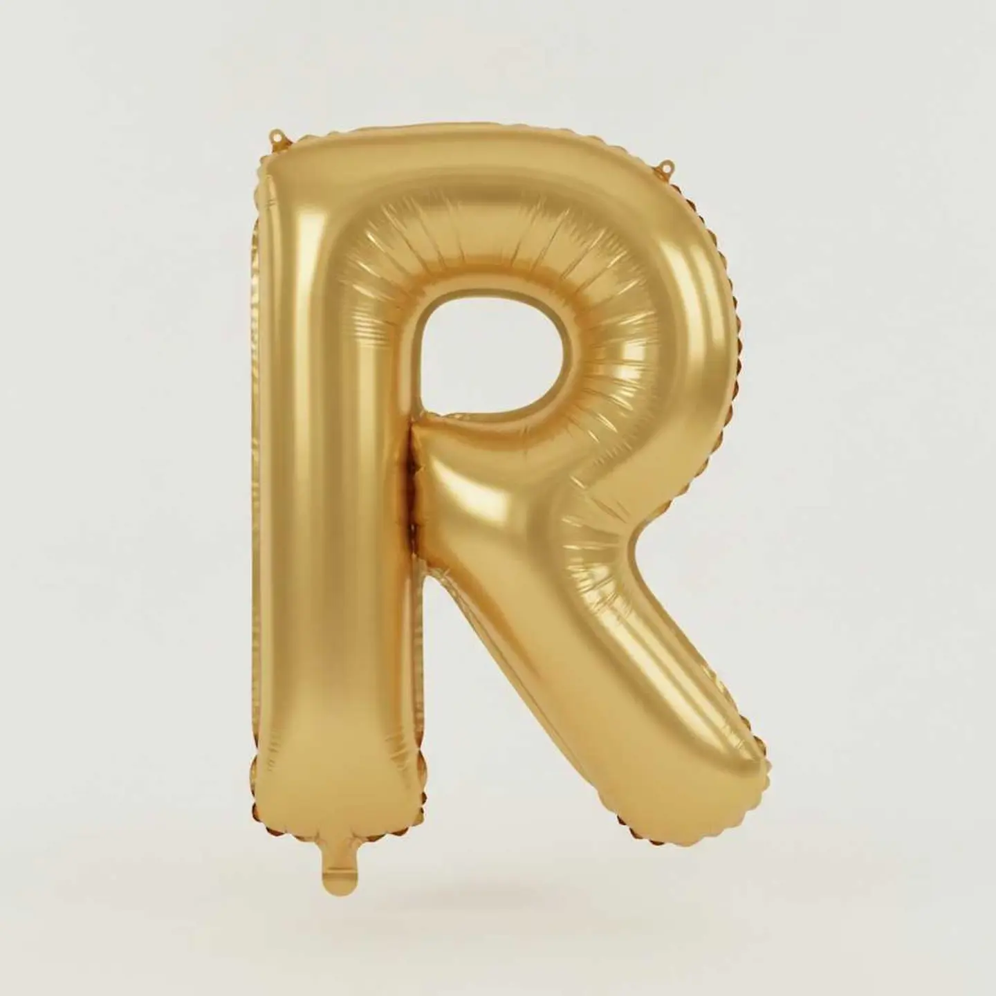 Big Letter Balloon R Gold Color