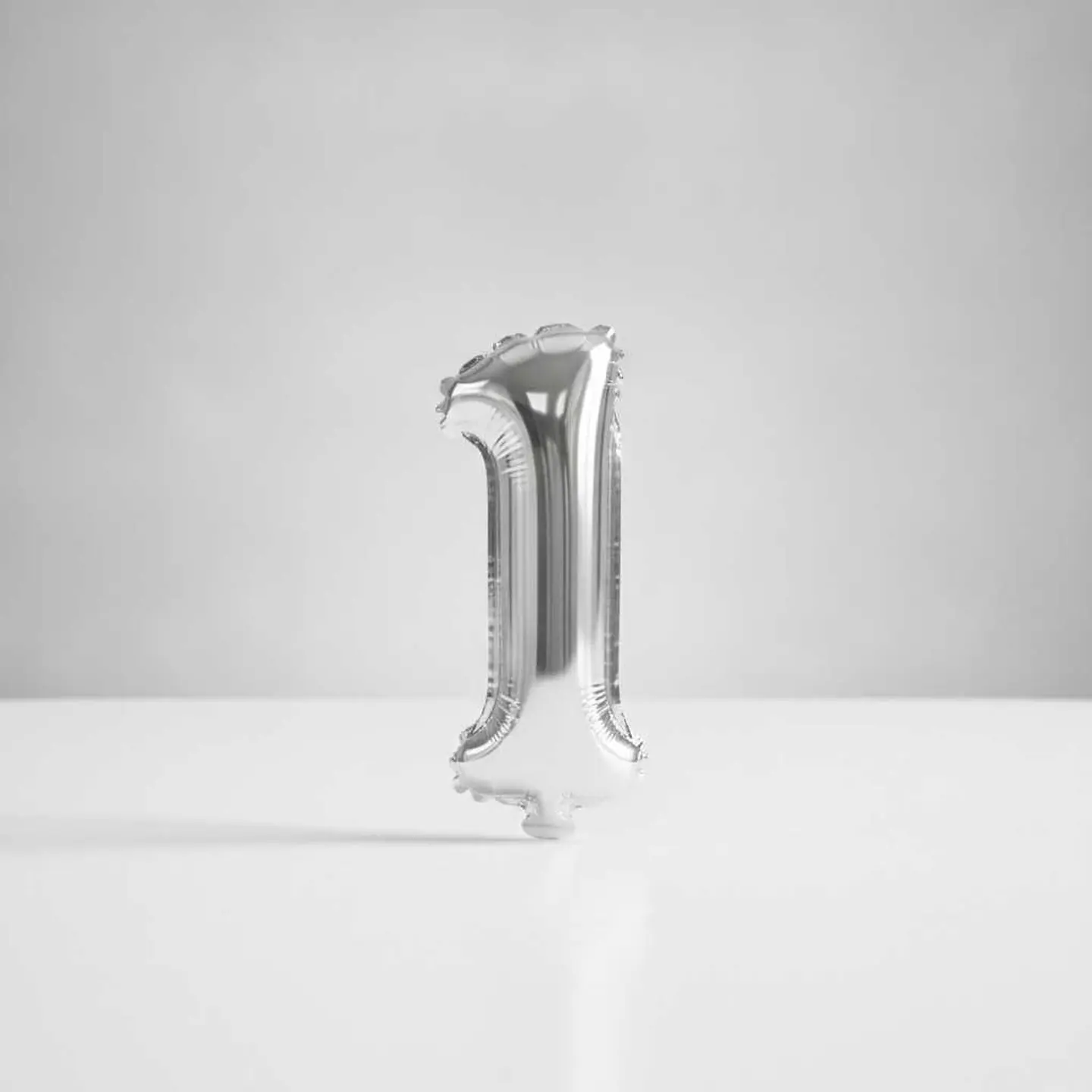 Small Letter Balloon I Chrome Color