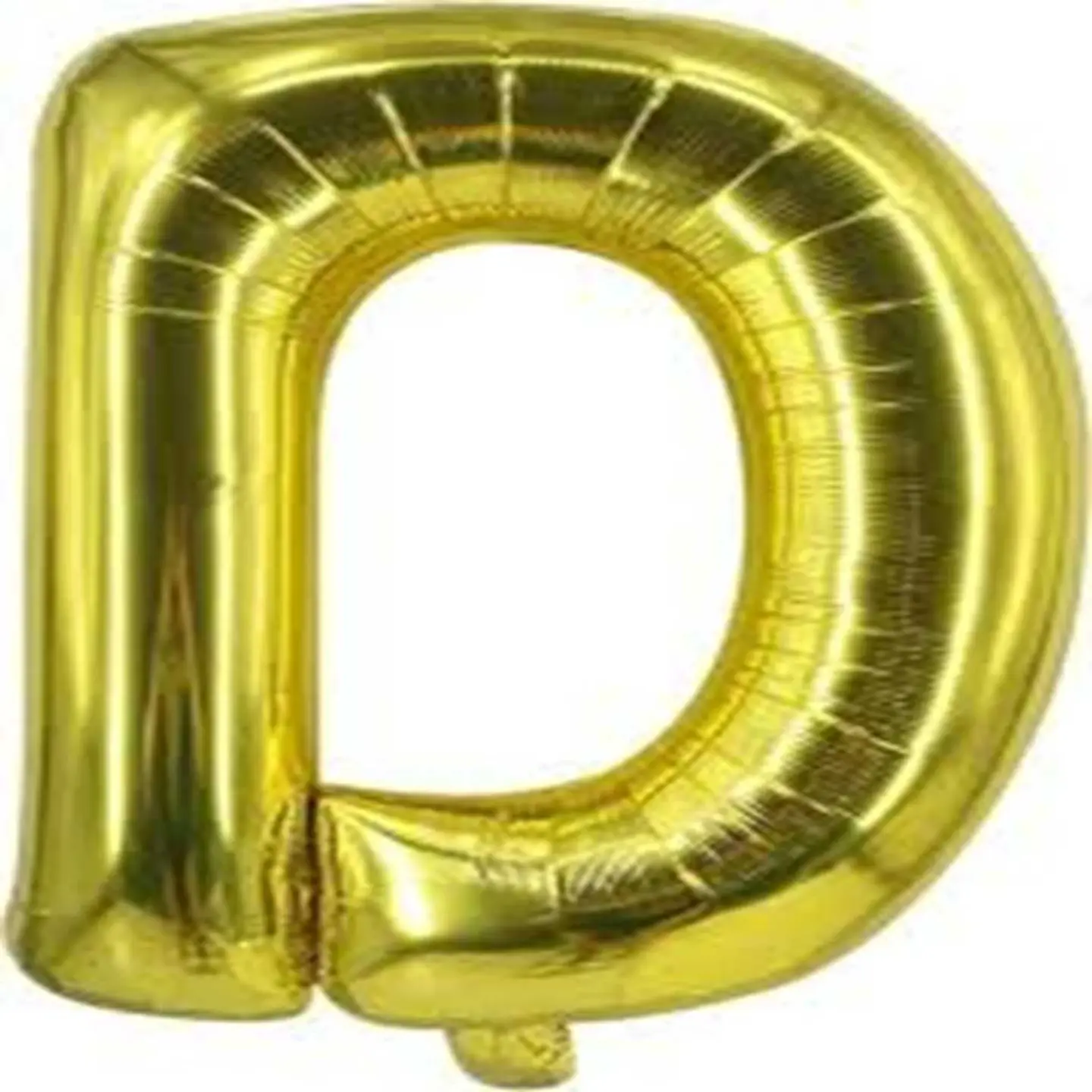 Big Letter Balloon D Gold Color