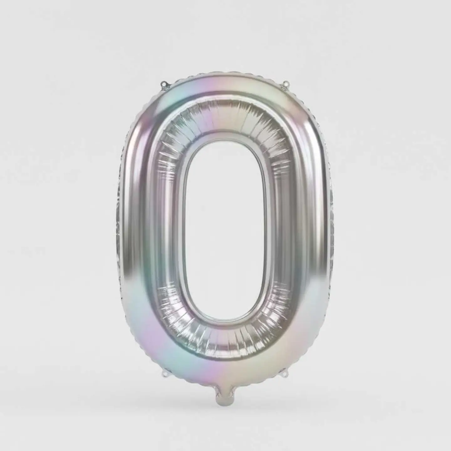 Big Letter Balloon O Chrome Color
