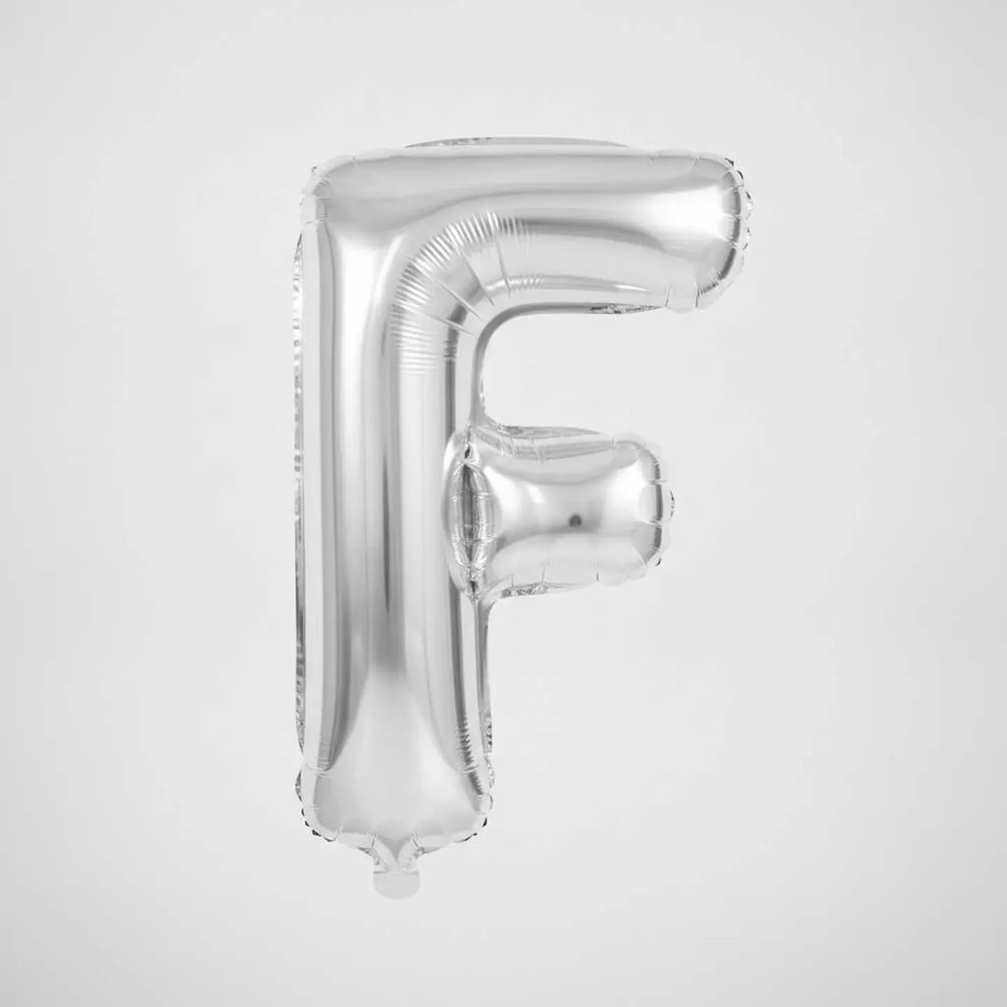 Big Letter Balloon F Silver Color