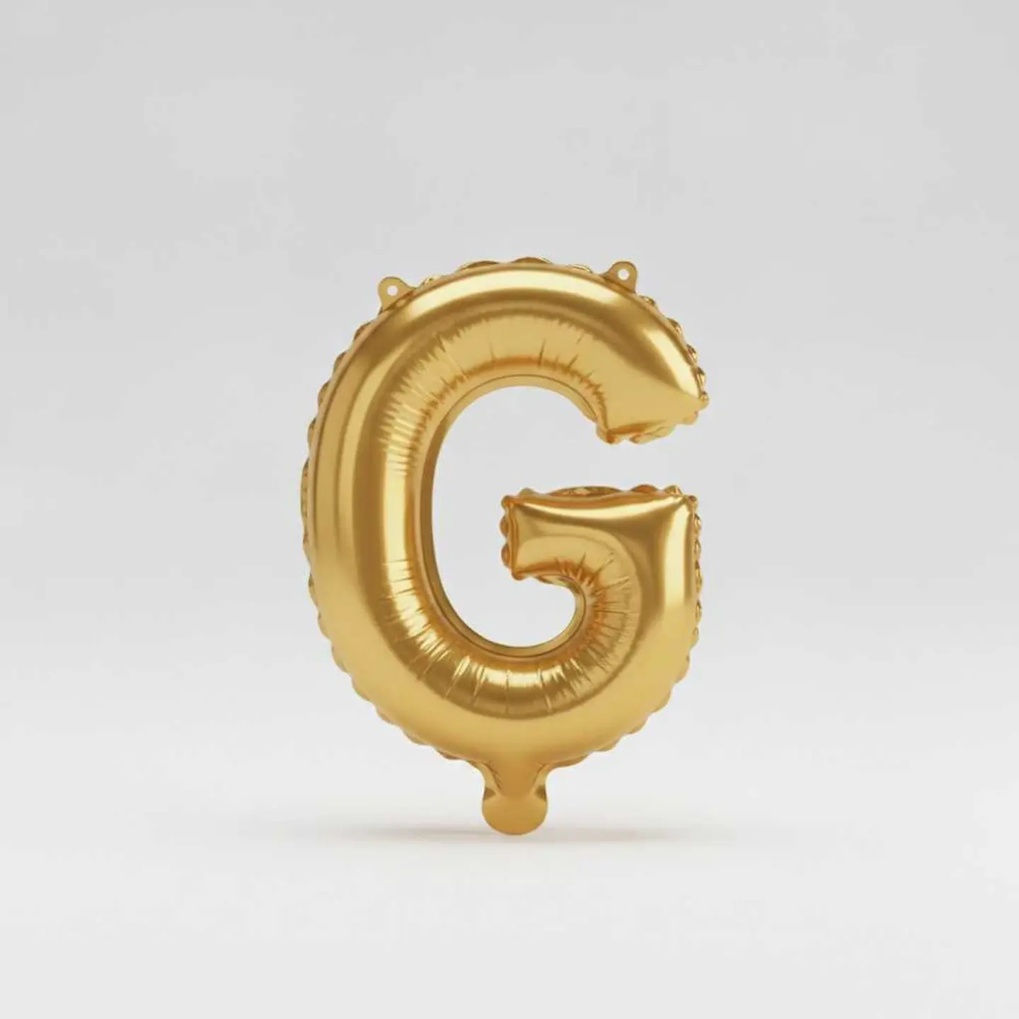Small Letter Balloon G Gold Color
