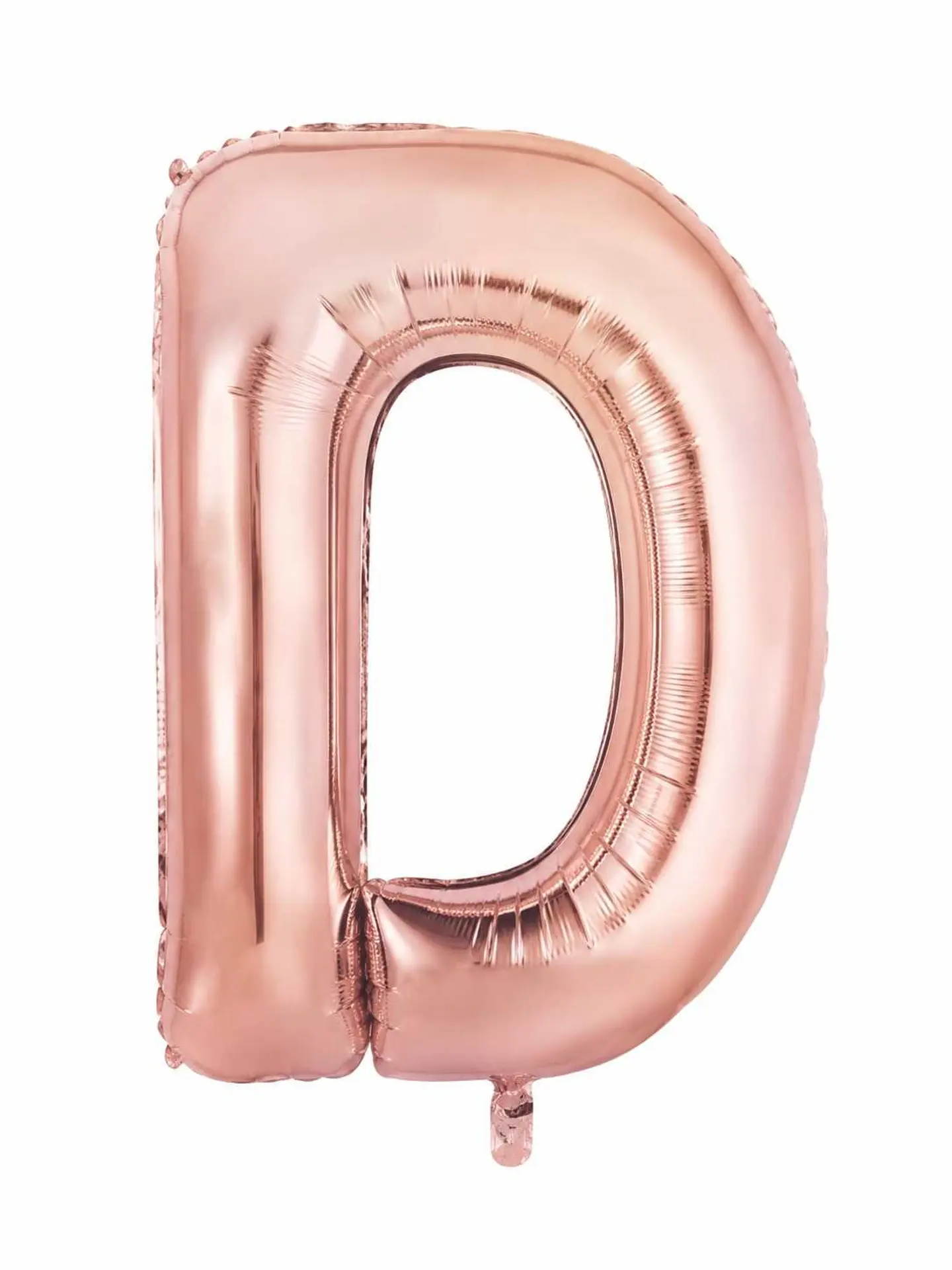 Big Letter Balloon D Chrome Color