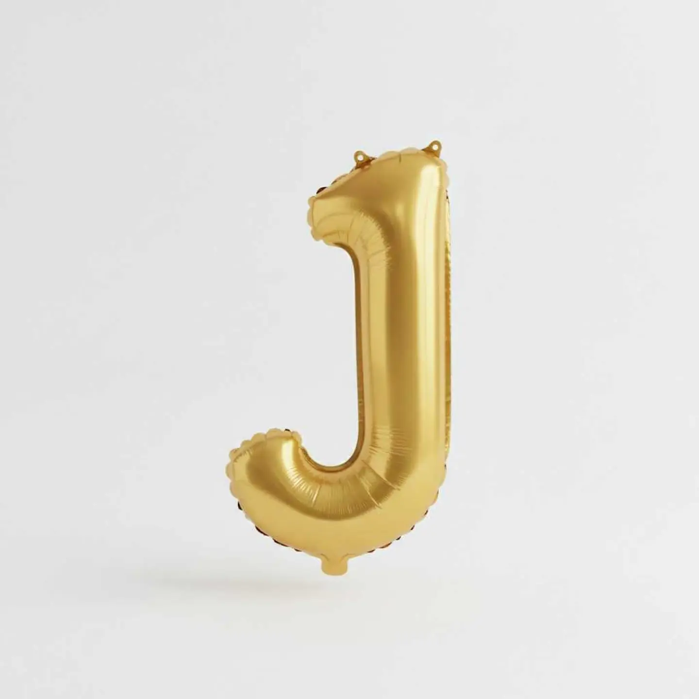 Big Letter Balloon J Gold Color