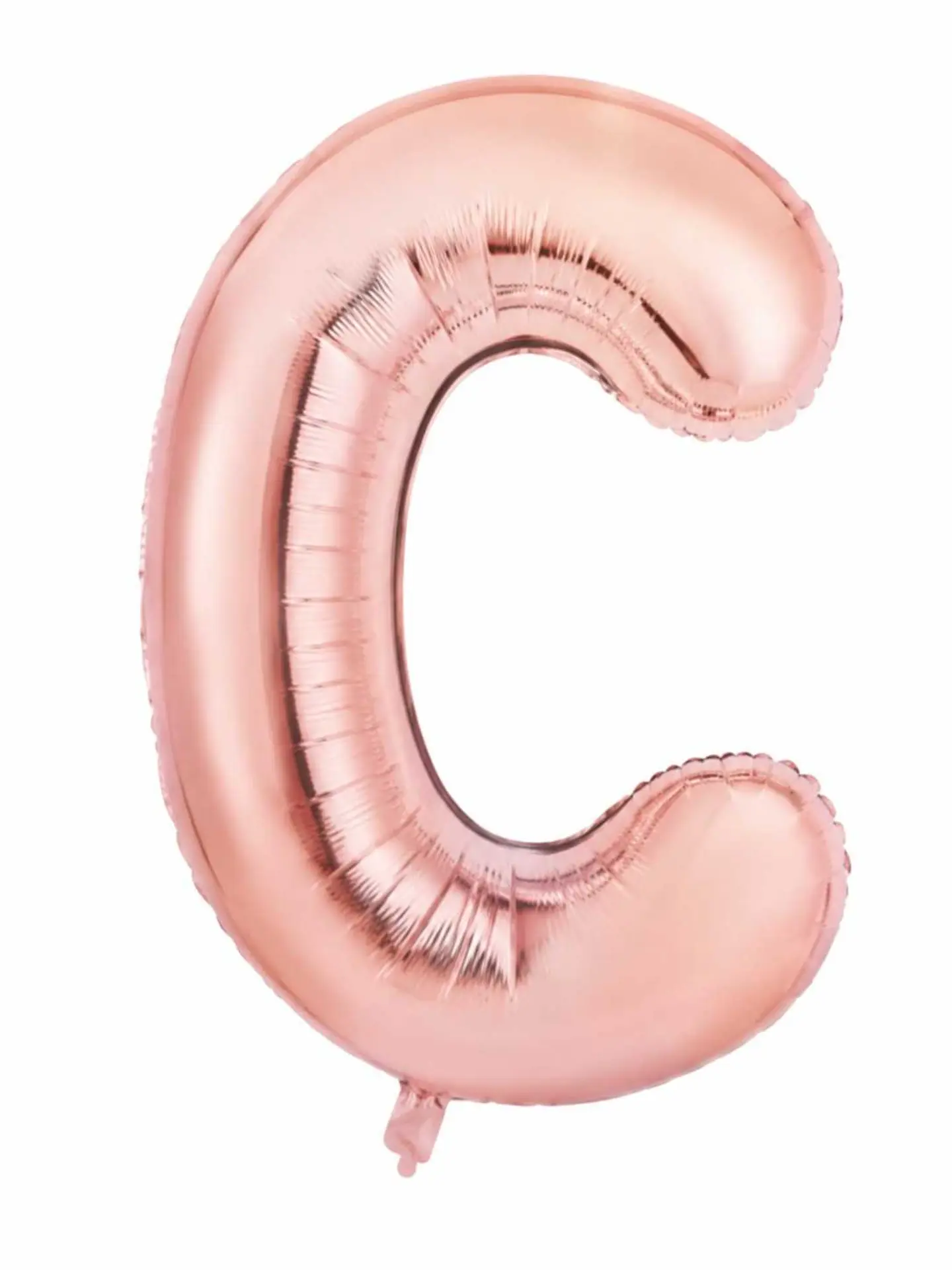 Big Letter Balloon C Chrome Color