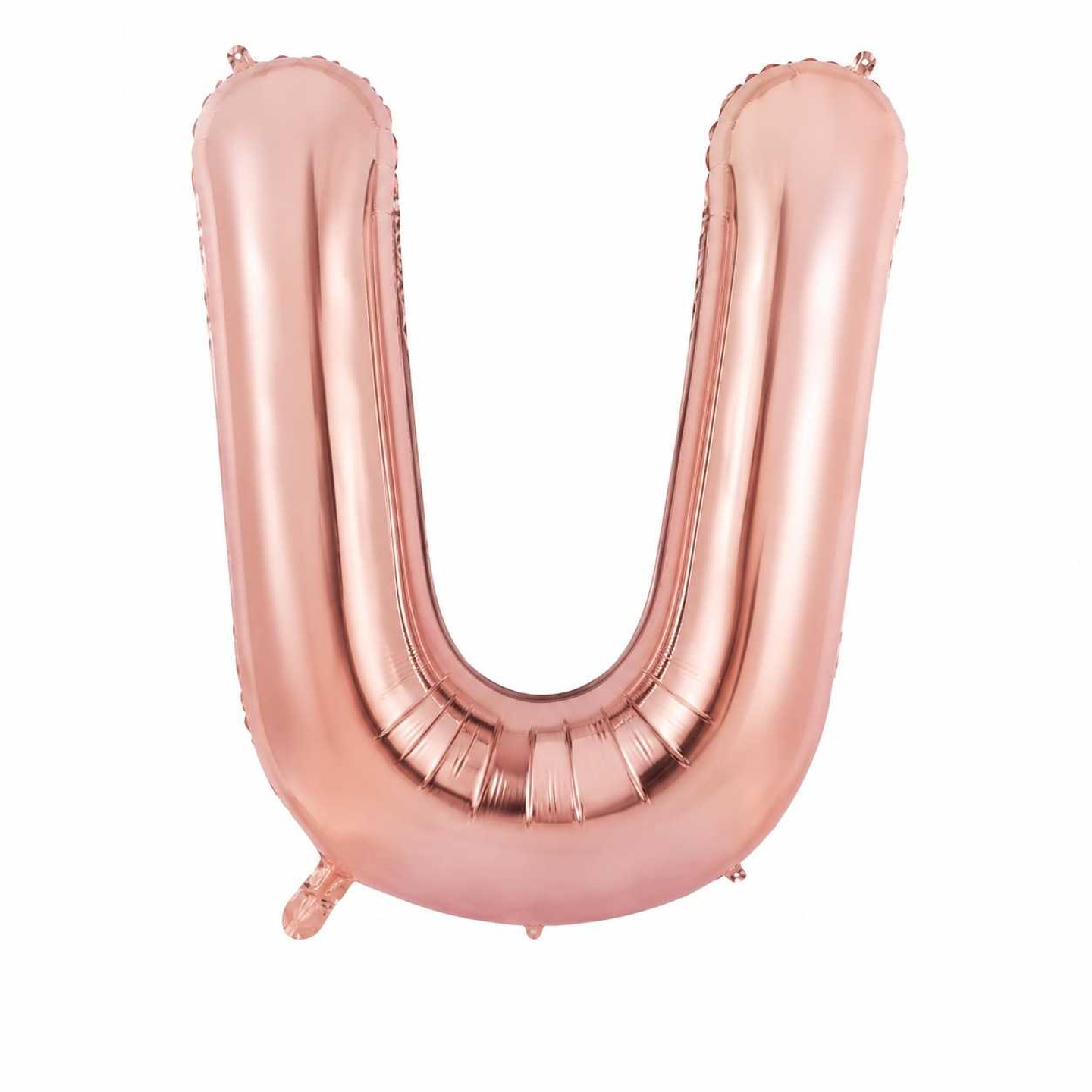 Big Letter Balloon U Chrome Color