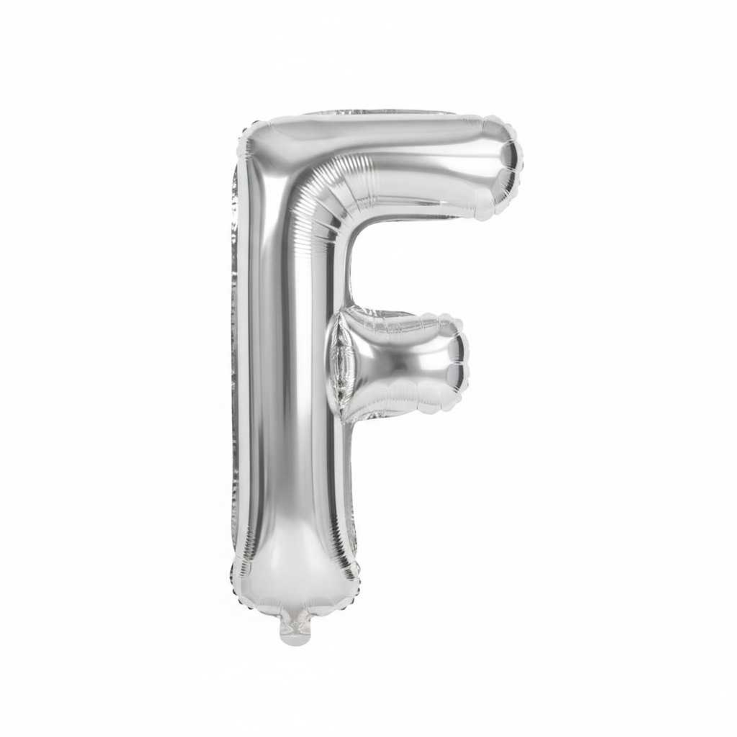 Big Letter Balloon F Chrome Color