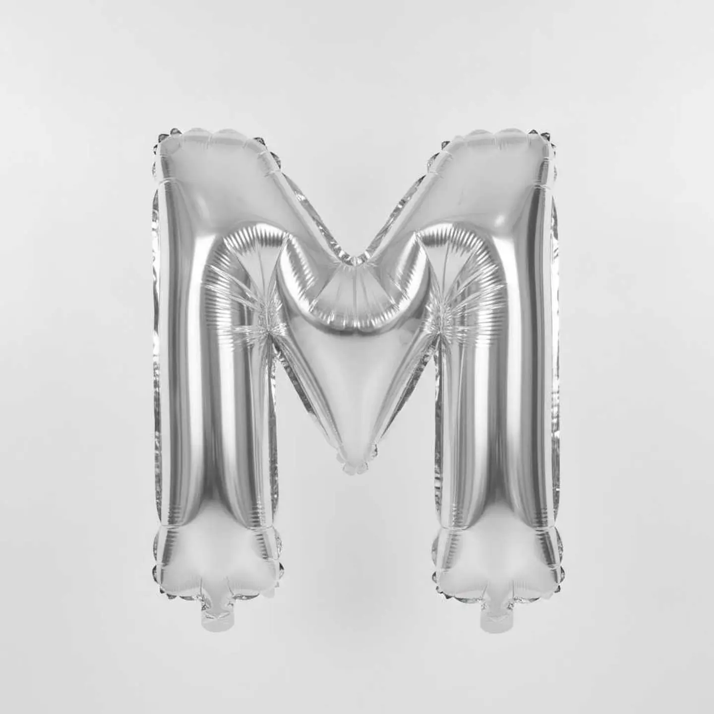 Big Letter Balloon M Silver Color