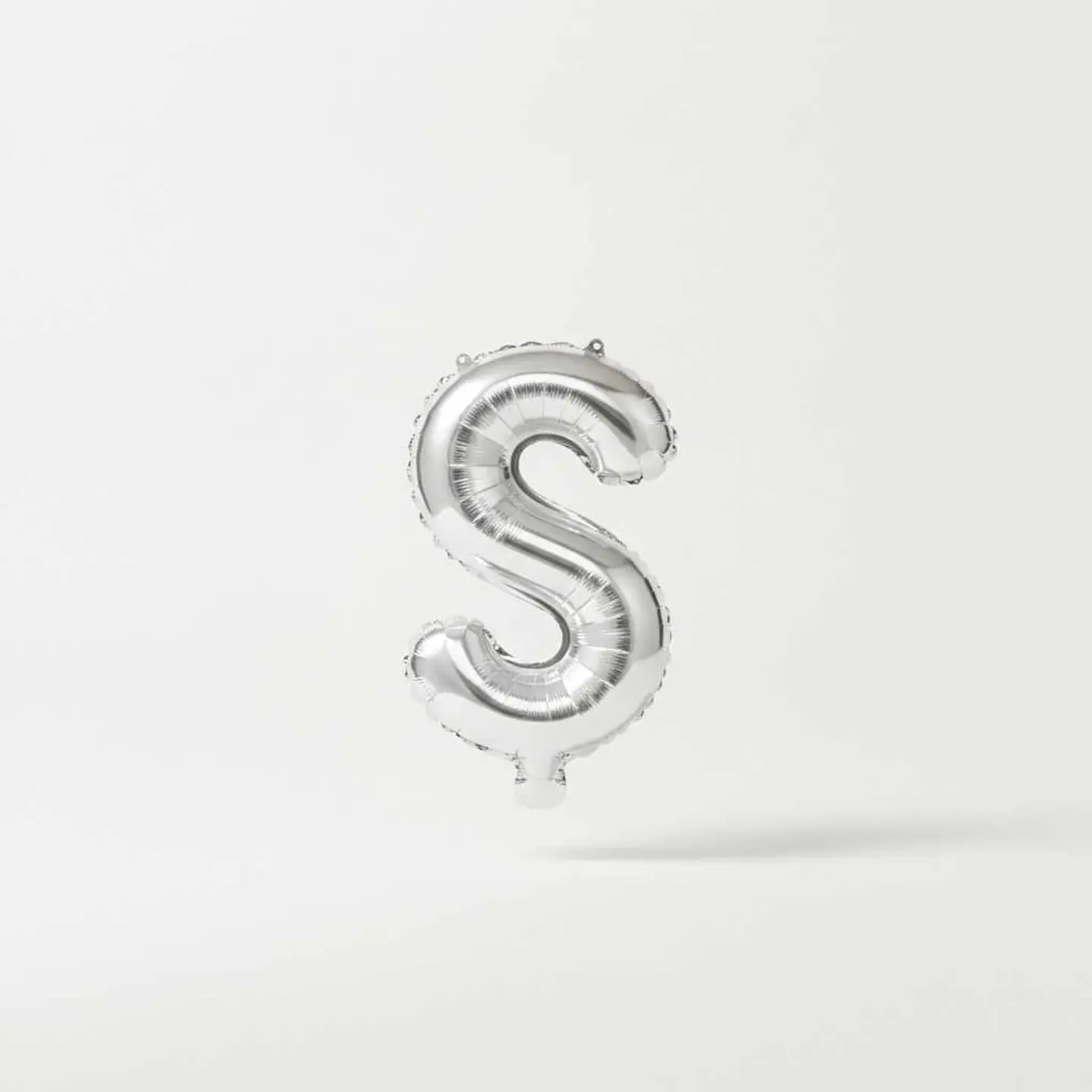 Small Letter Balloon S Silver Color