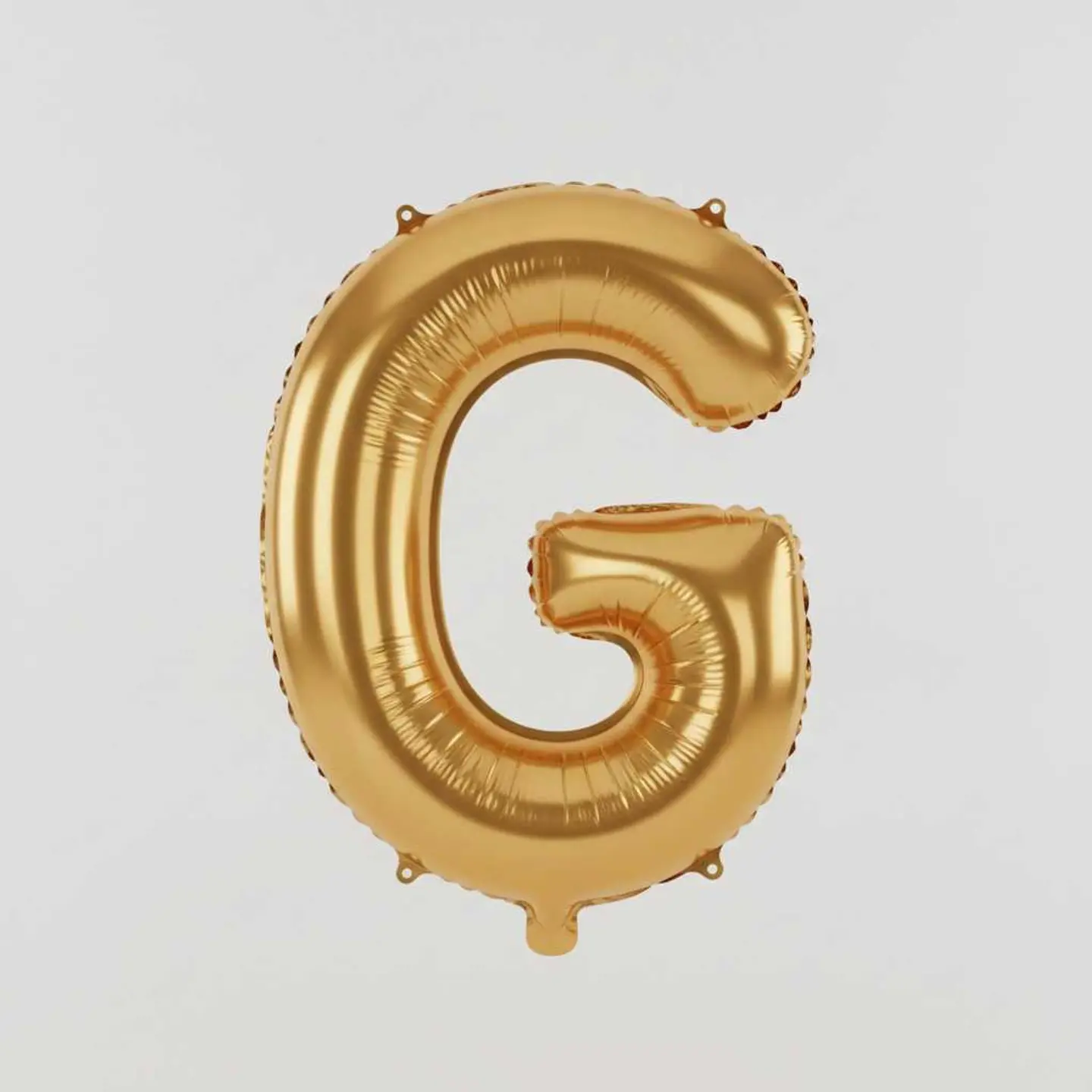 Big Letter Balloon G Gold Color