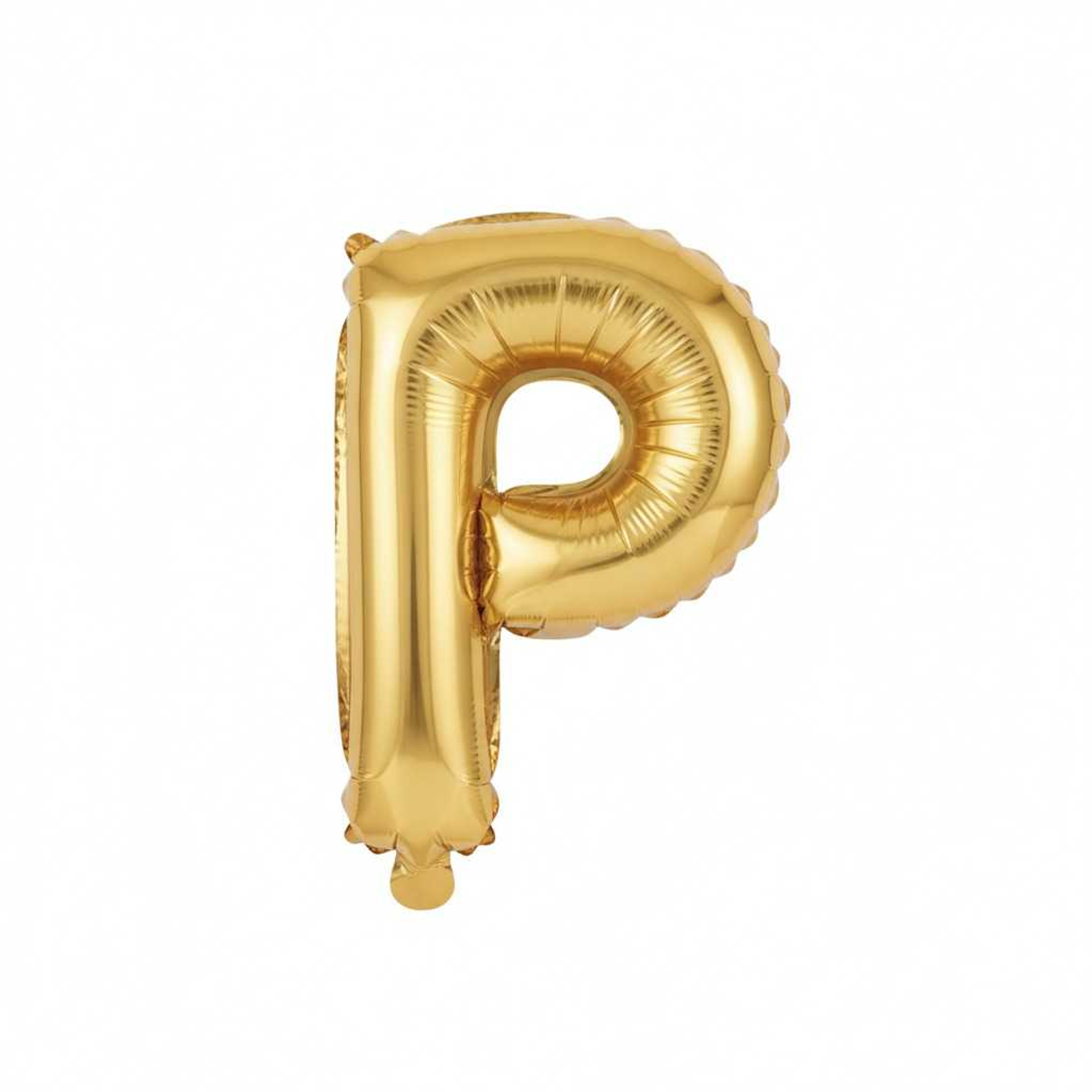 Small Letter Balloon P Gold Color