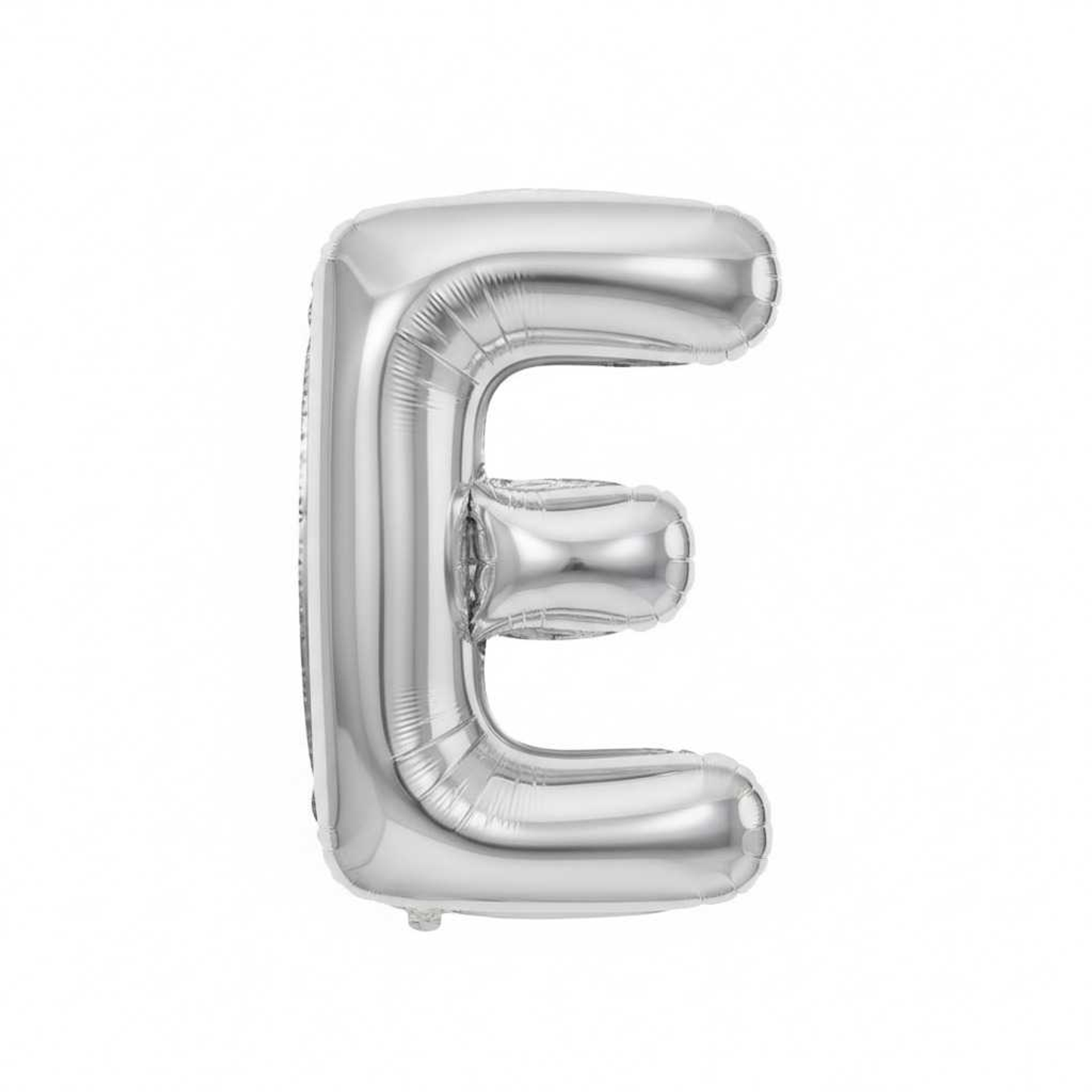 Big Letter Balloon E Chrome Color