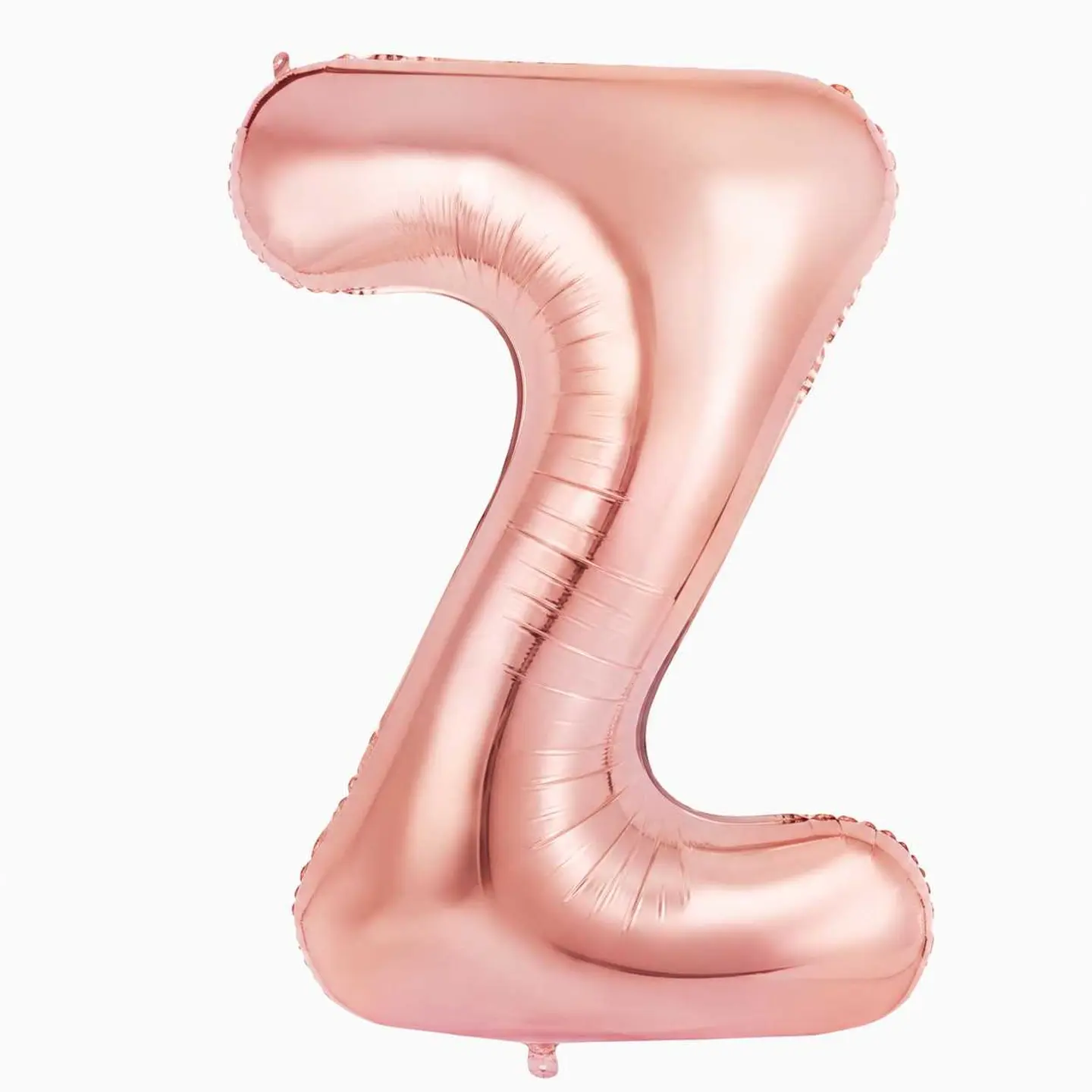 Big Letter Balloon Z Chrome Color