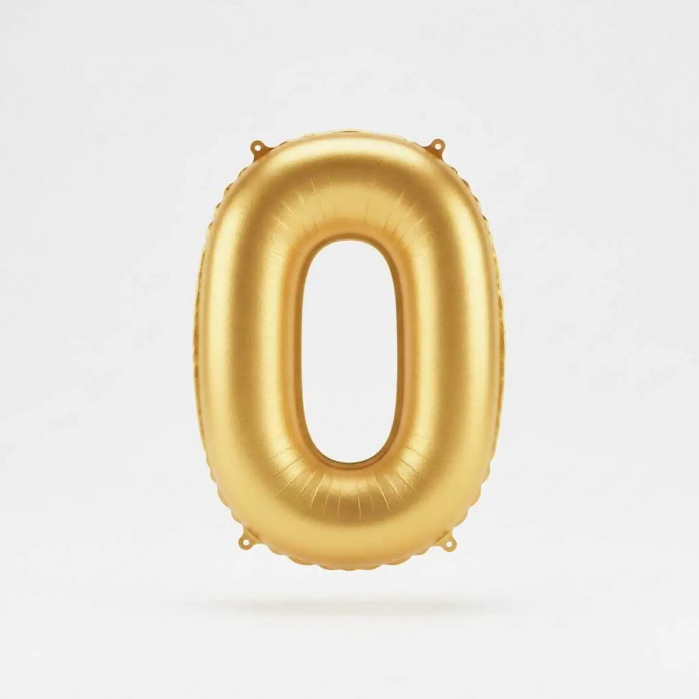 Big Letter Balloon O Gold Color