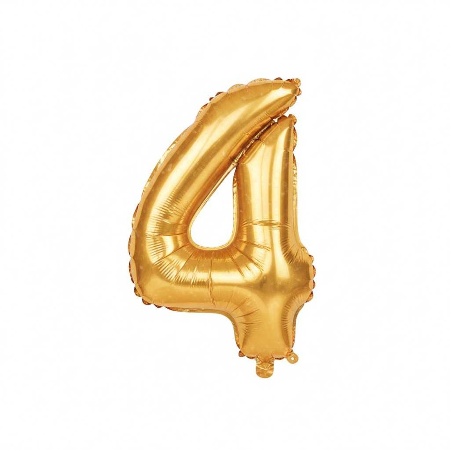 Big Number Balloon 4 Gold Color