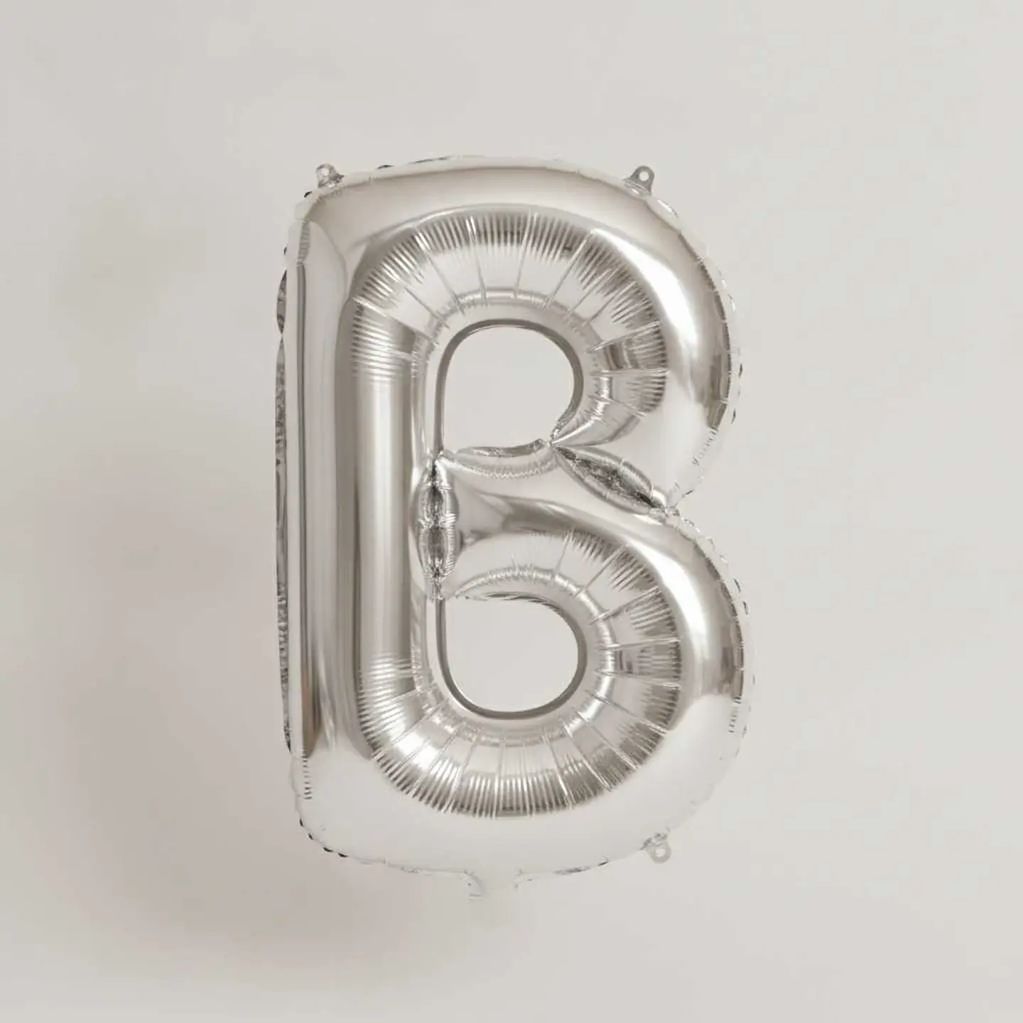 Big Letter Balloon B Silver Color