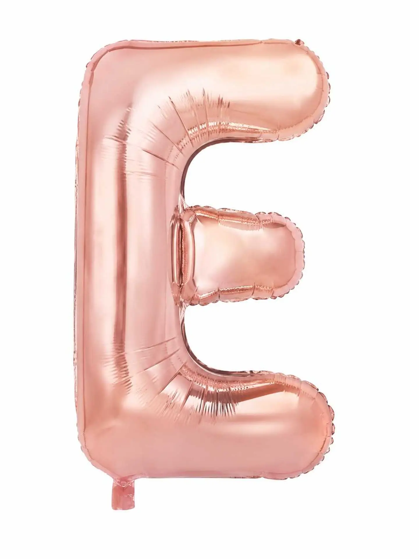Big Letter Balloon E Chrome Color