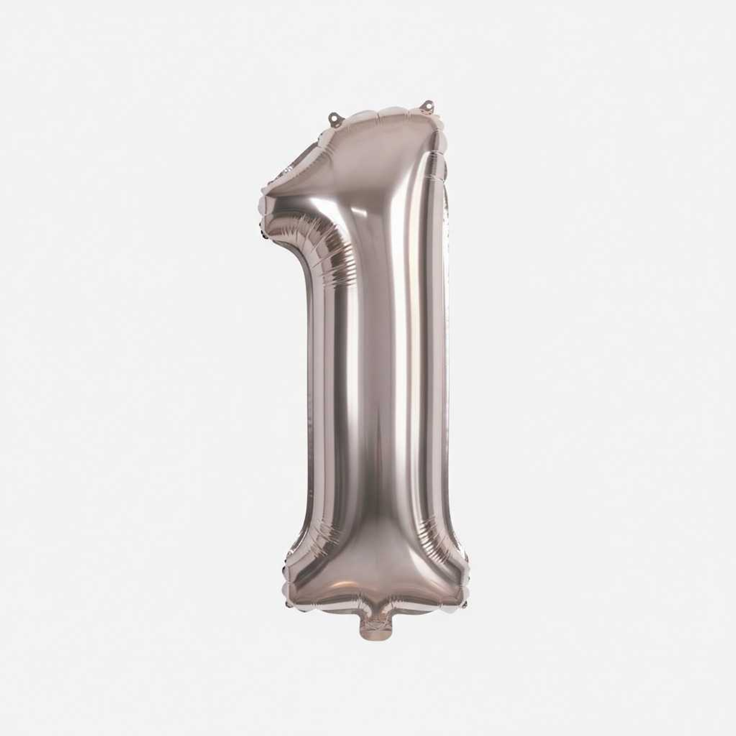 Big Number Balloon 1 Chrome Color