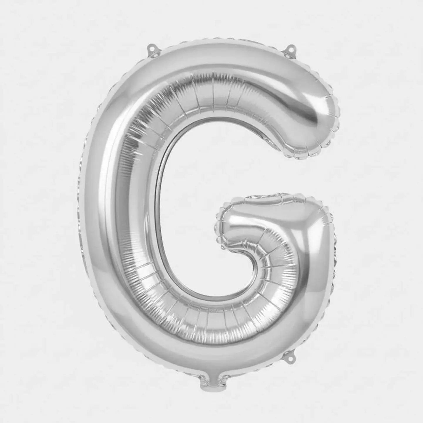Big Letter Balloon G Chrome Color