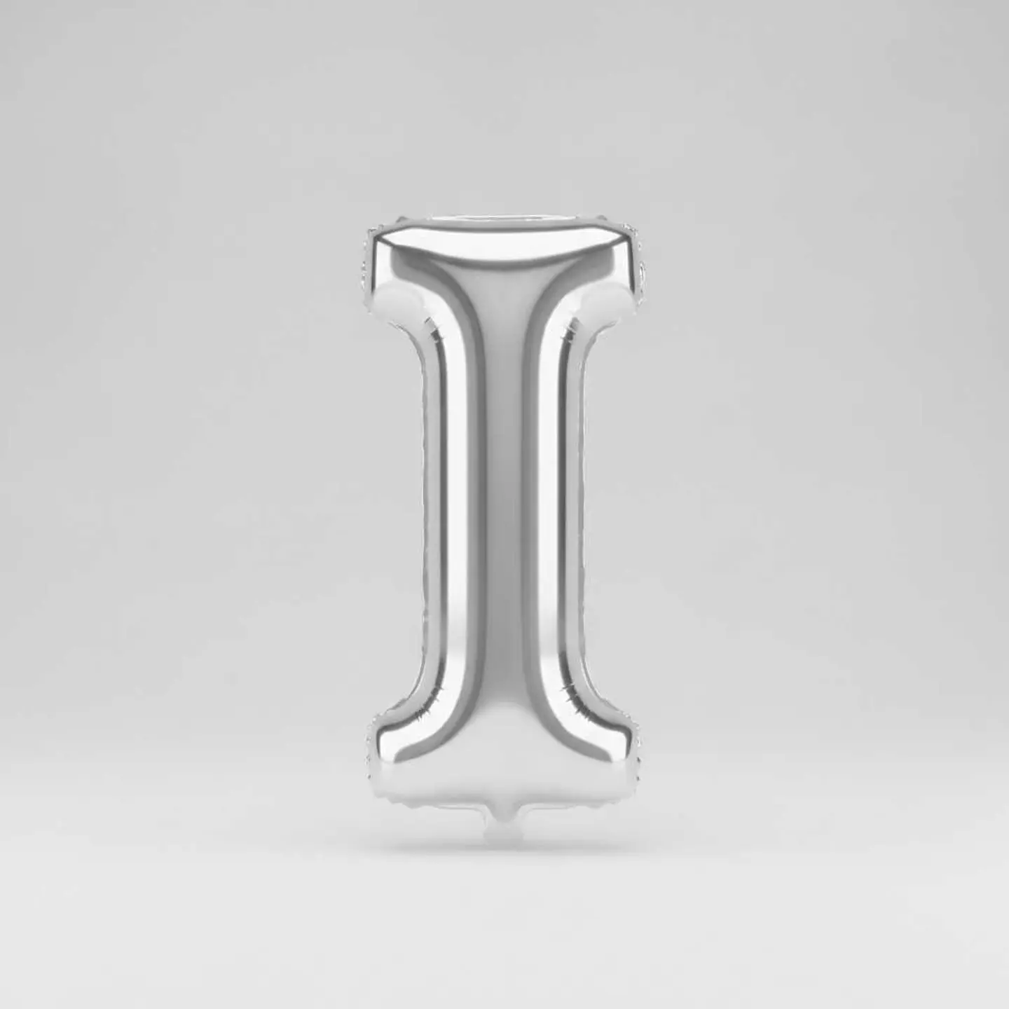 Big Letter Balloon I Chrome Color