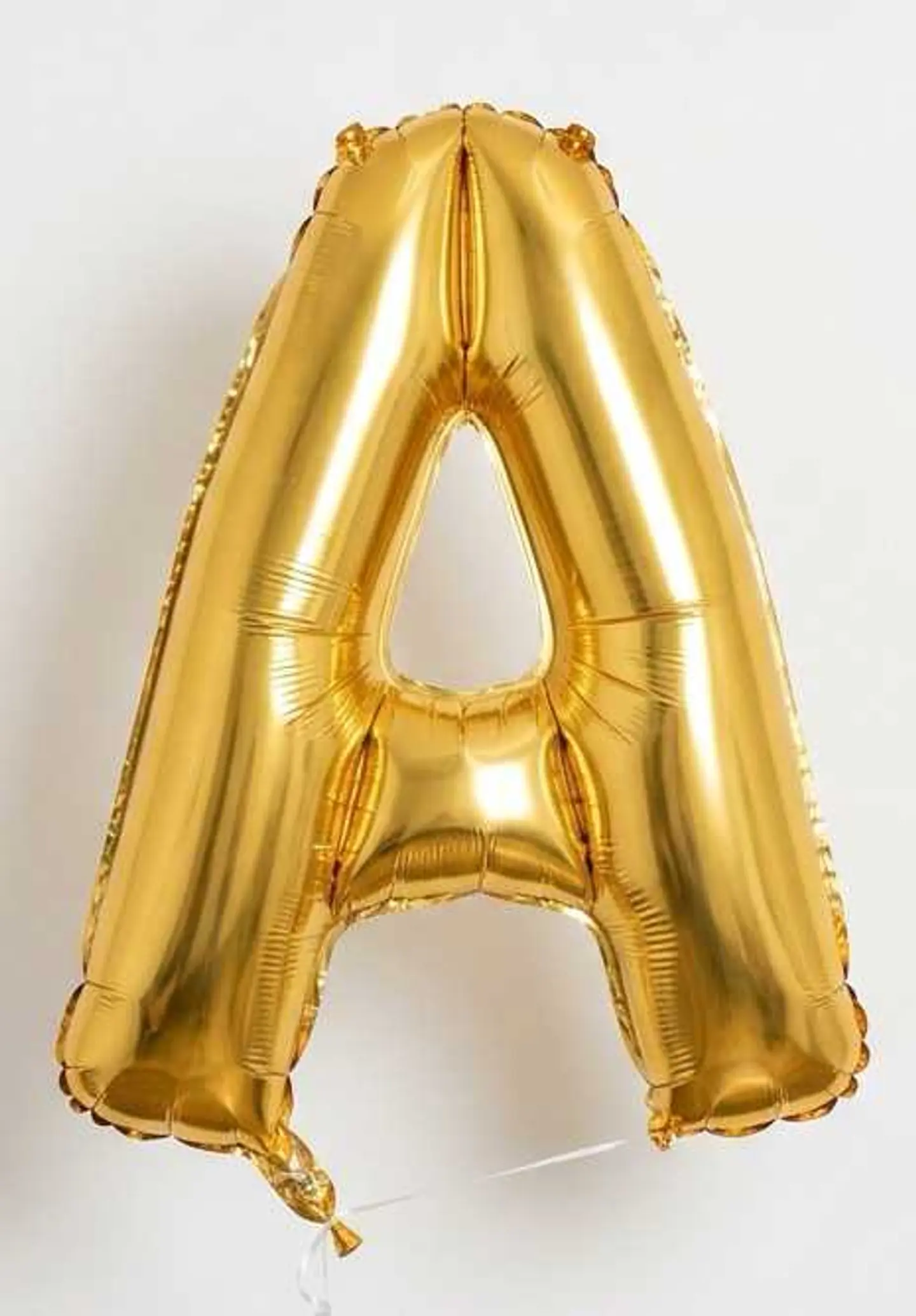 Small Letter Balloon A Gold Color
