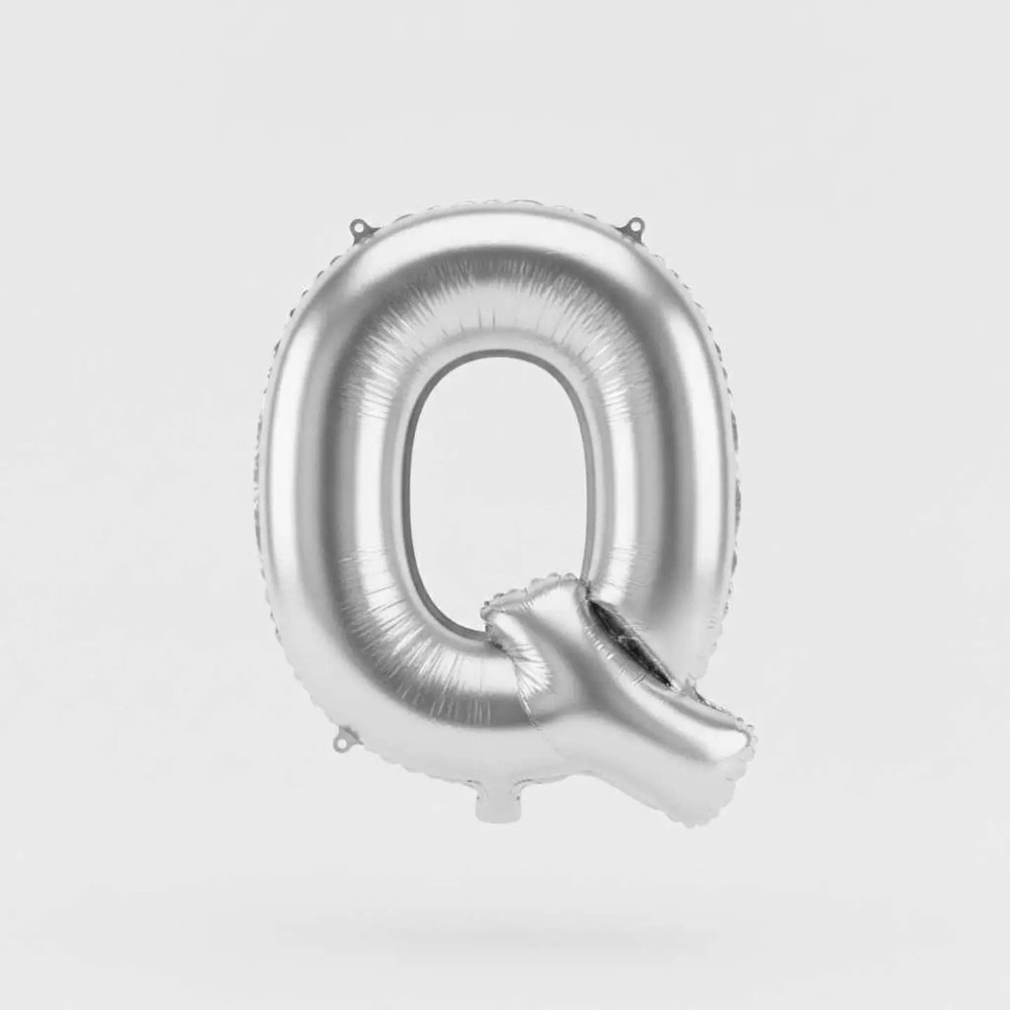 Big Letter Balloon Q Silver Color