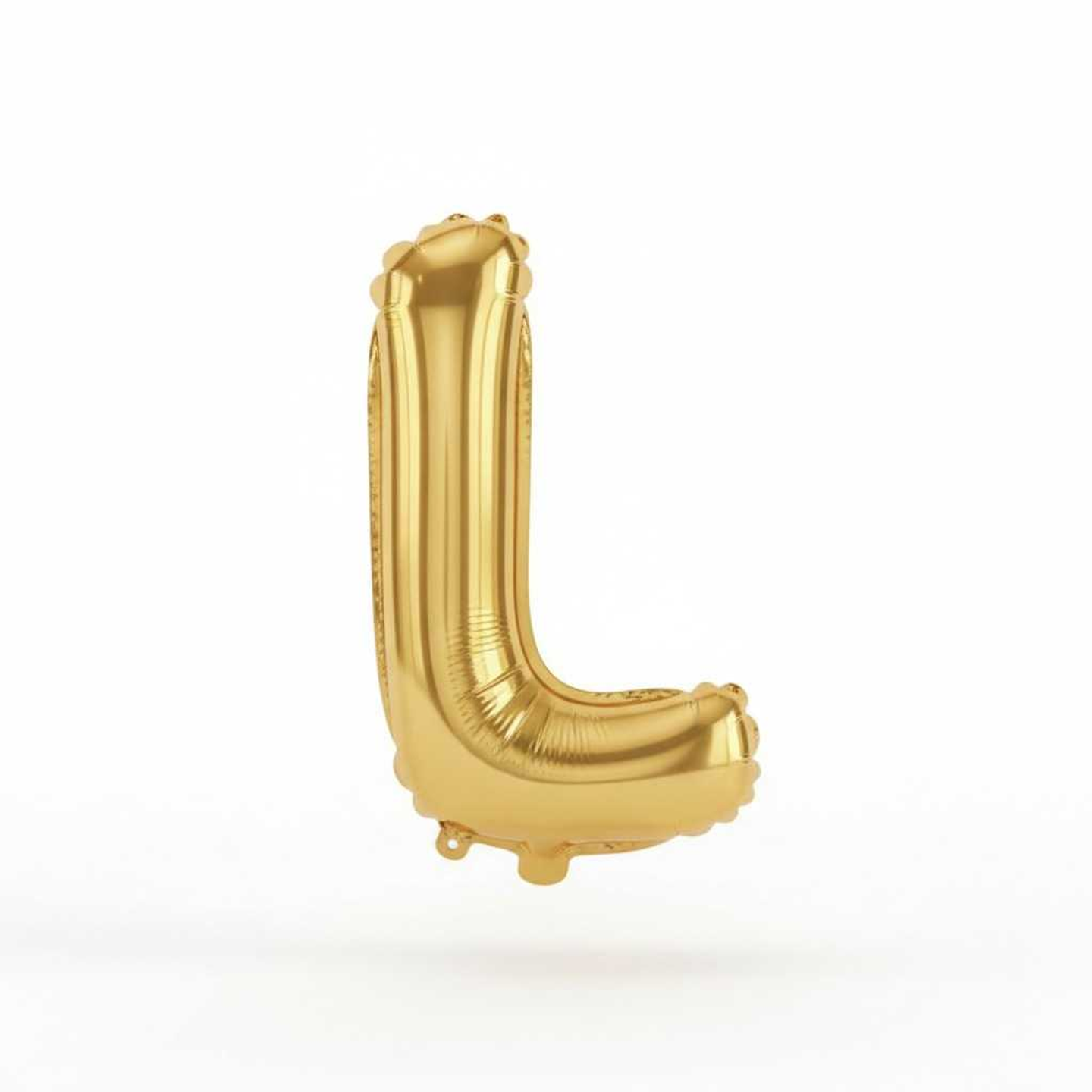 Small Letter Balloon L Gold Color