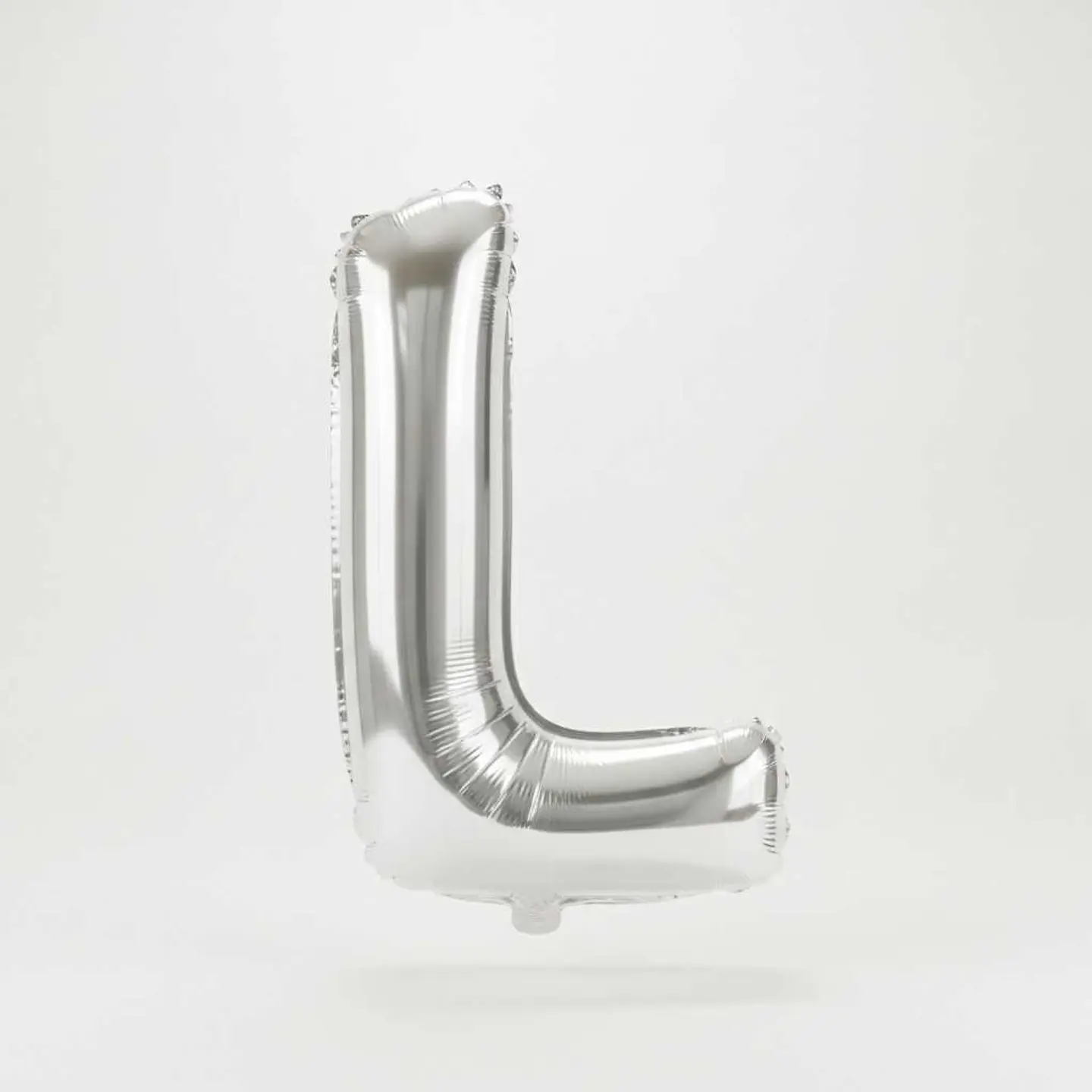 Big Letter Balloon L Silver Color