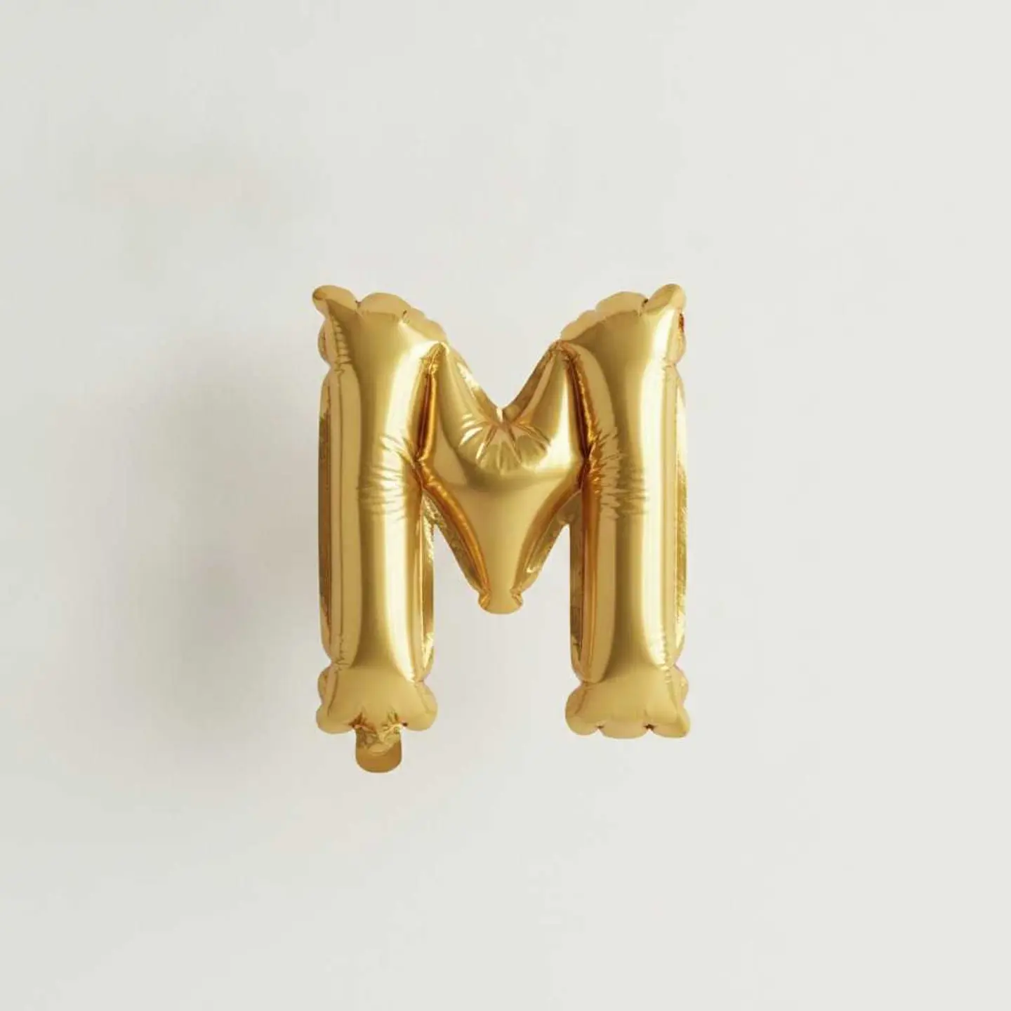 Small Letter Balloon M Gold Color