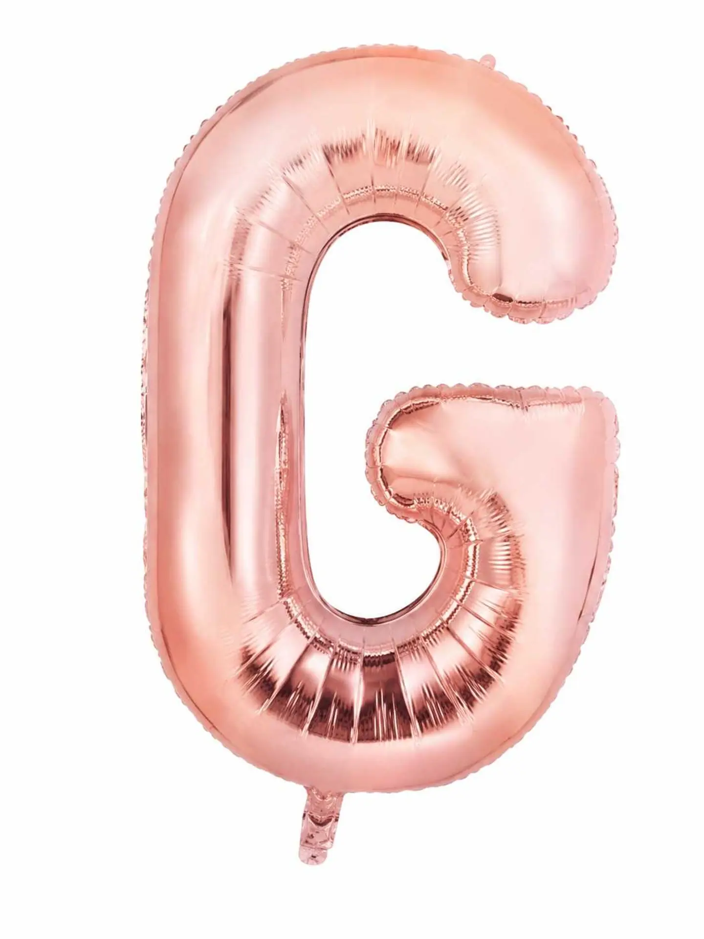 Small Letter Balloon G Chrome Color