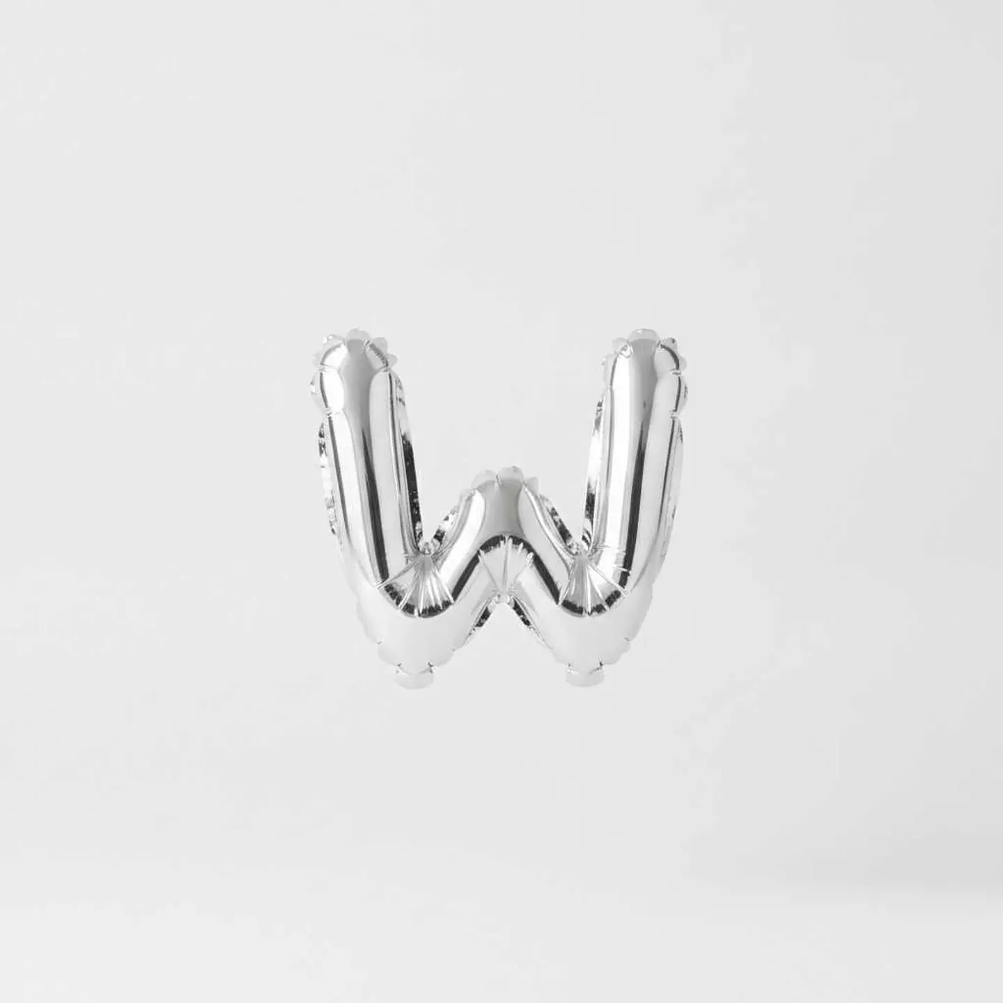 Small Letter Balloon W Chrome Color