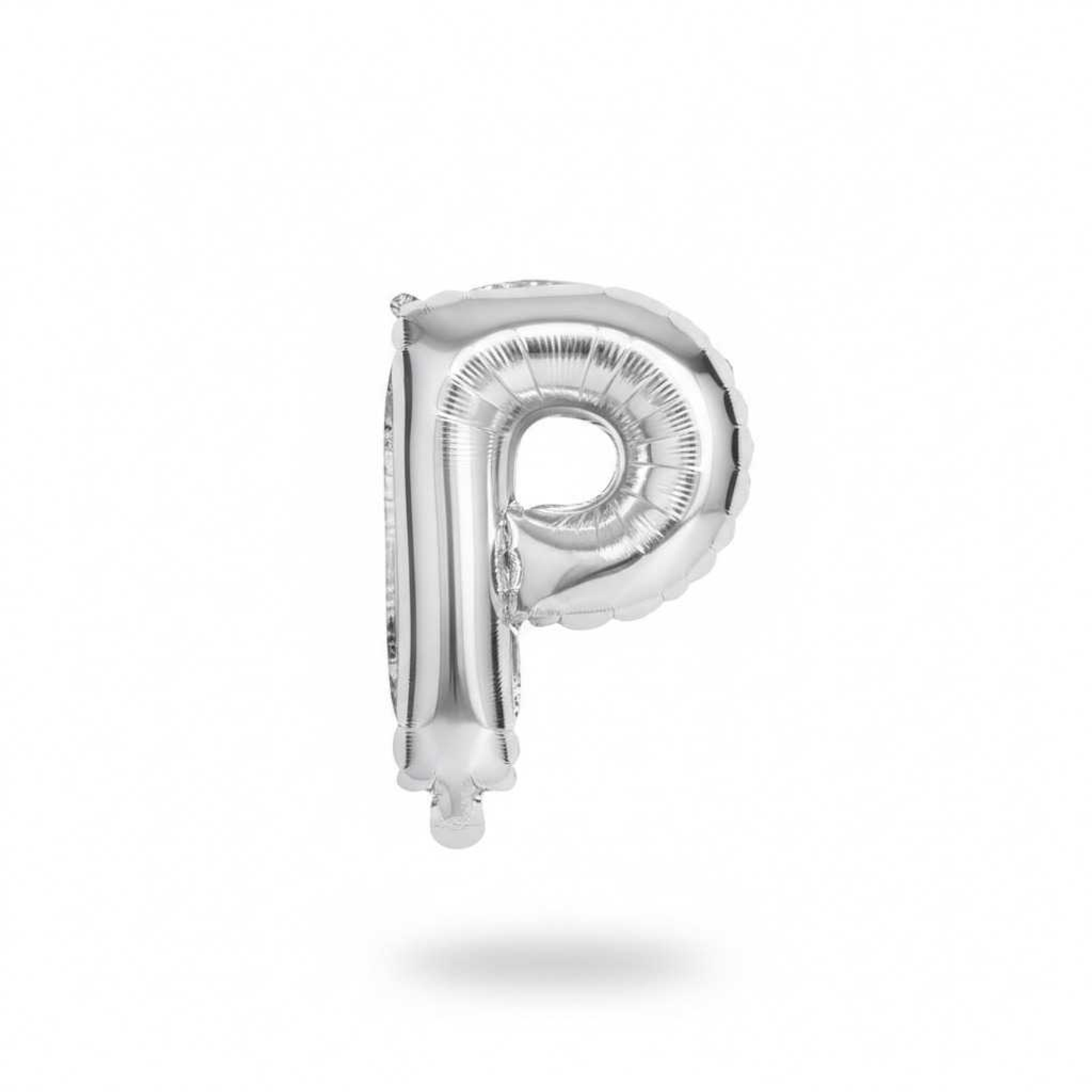 Small Letter Balloon P Silver Color